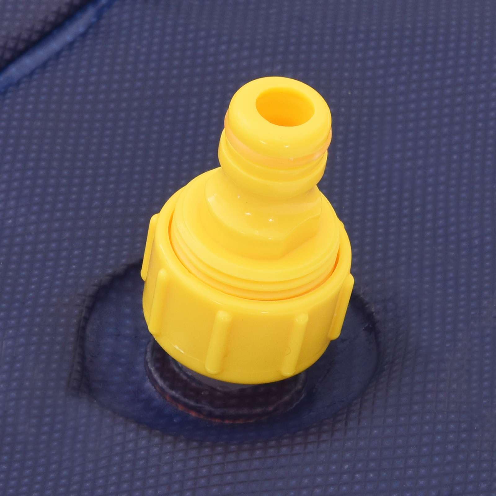 Planschbecken für Kinder und Hunde Blau Ø200 x 9 cm PVC Robustes Material mit Sprinklerfunktion, faltbar, ideal für Garten, draußen und Sommer zum Spielen und Abkühlen