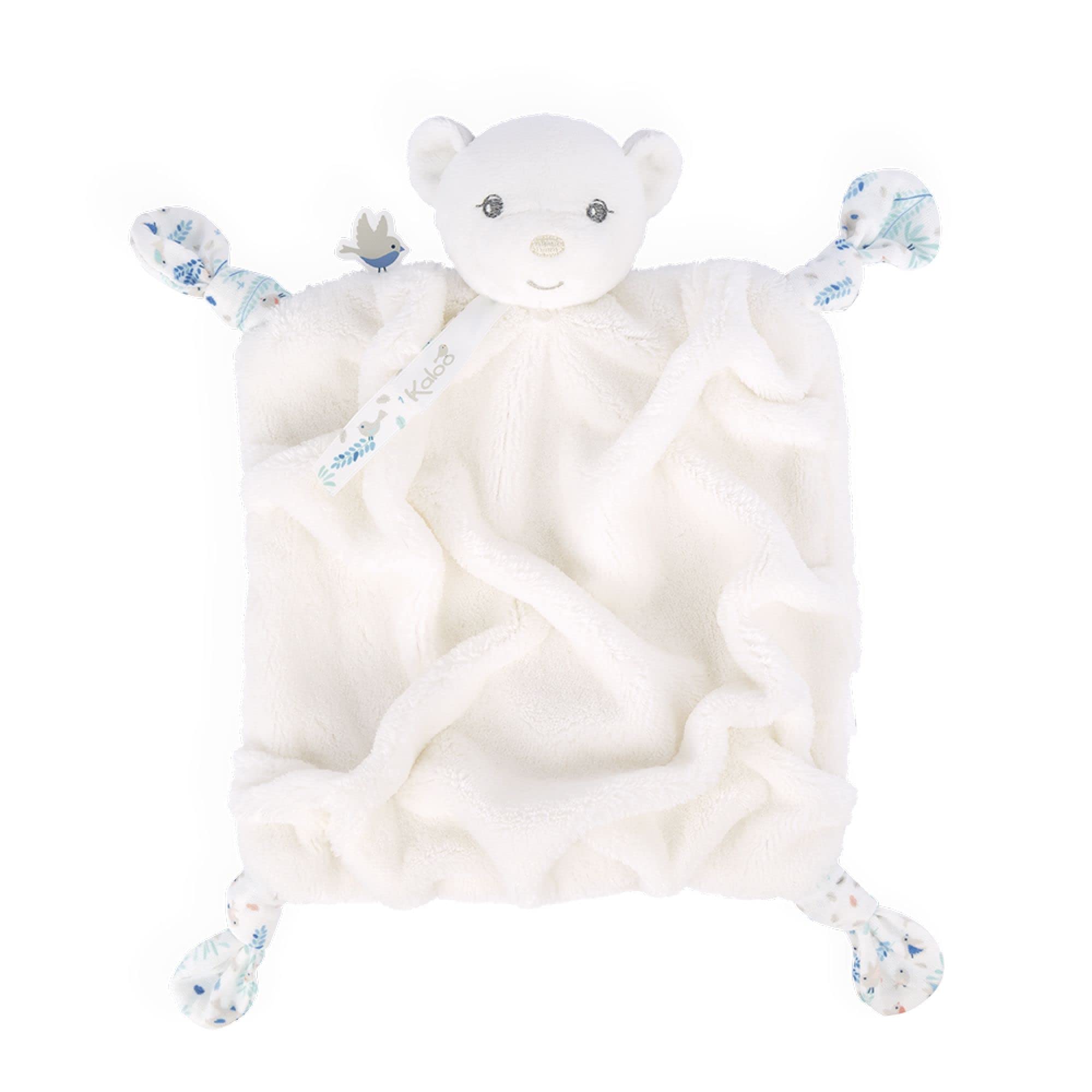 Oso Doudou Plume De Kaloo – Peluche De Microfibra De 20 Cm Con Lazos Y Pajarito, Regalo De Nacimiento