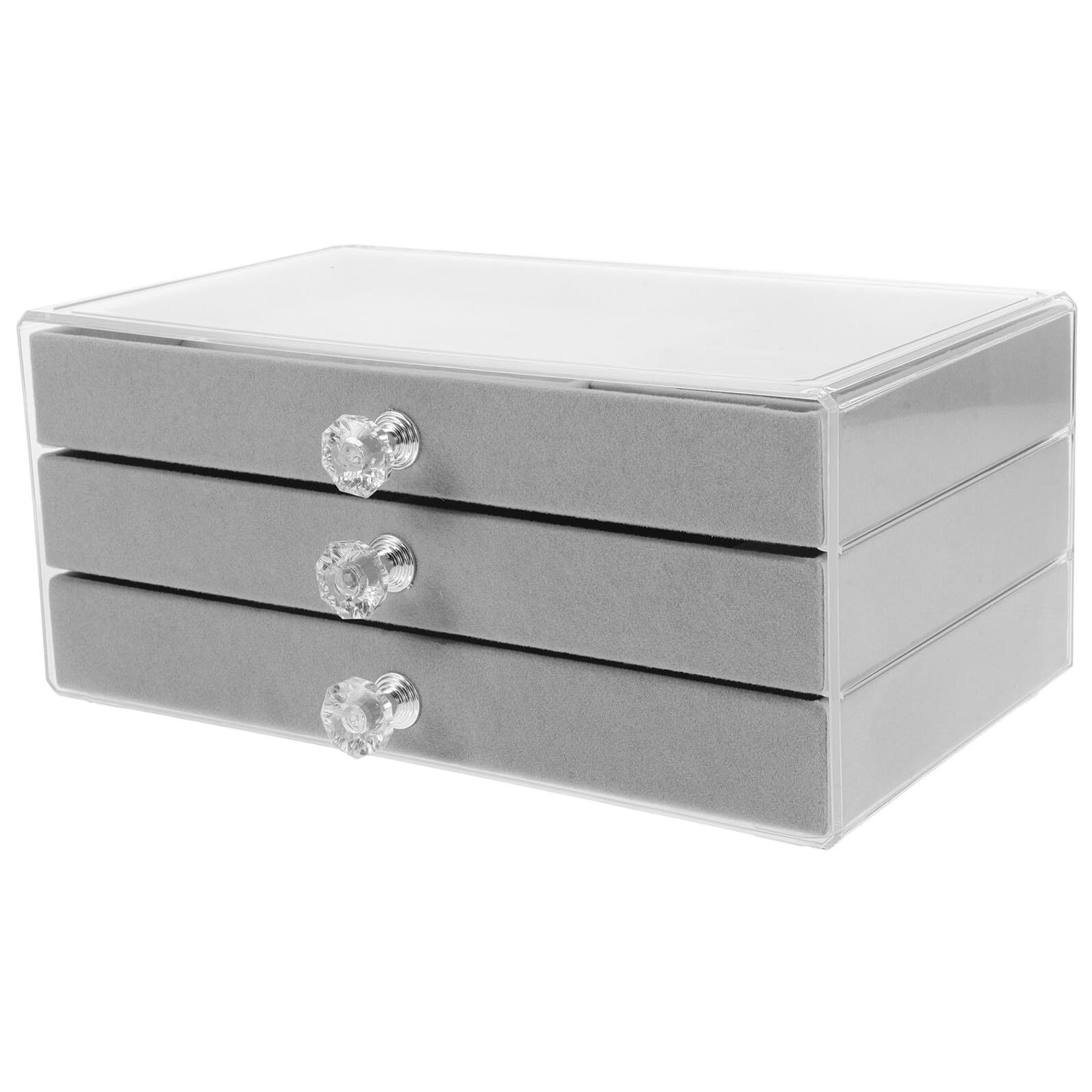 Portagioie Multilivello Trasparente con Scomparti per Collane e Bracciali | Struttura Multistrato, Design Portatile, Facile da Pulire, Viaggio e Trasferte, per Donne e Ragazze