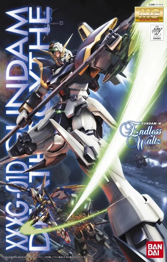 Gundam - Modellbausatz - MG 1/100 - Deathscythe EW - 18 cm, Weiss/opulenter Garten