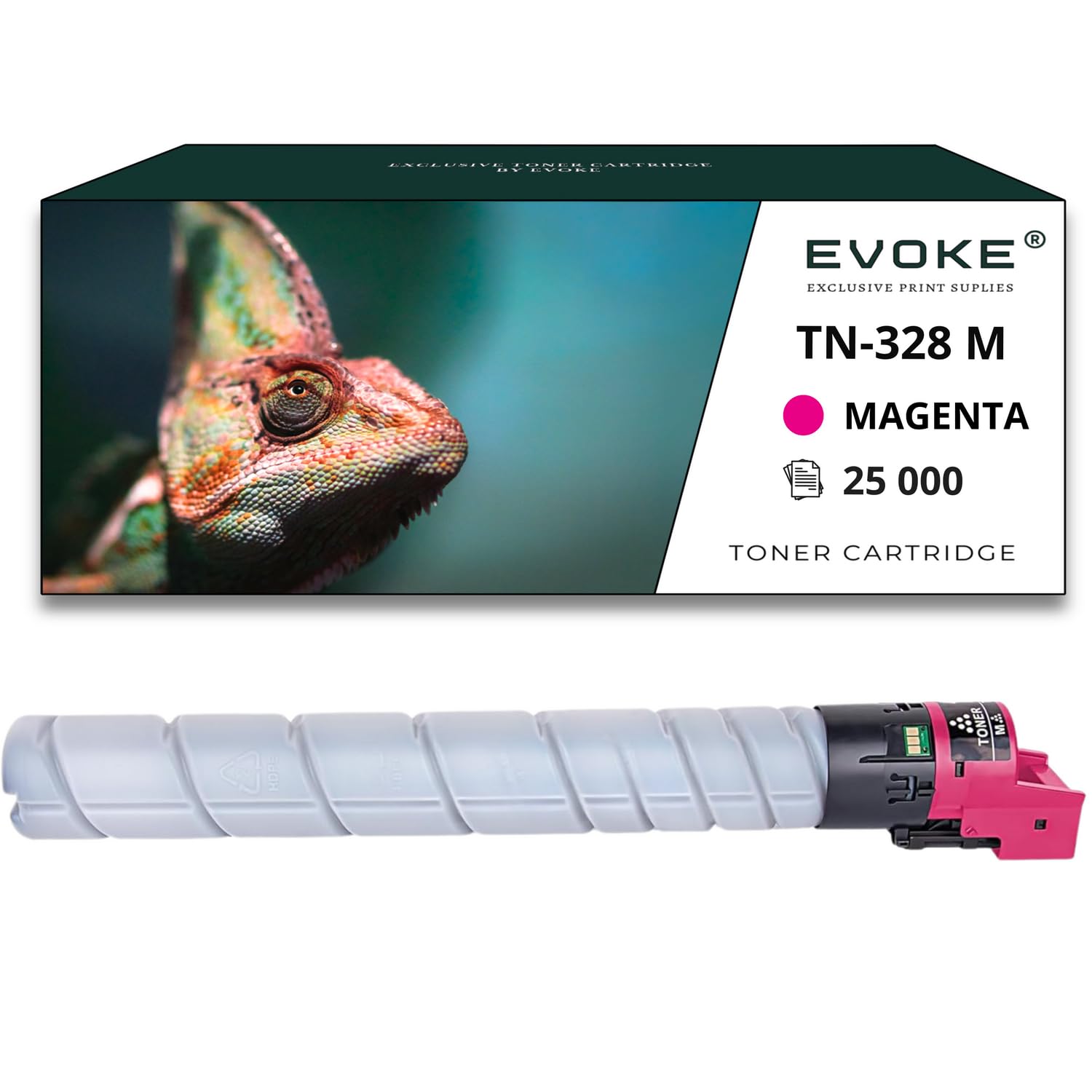EVOKE TN328 TN-328 Toner Kompatybilny z Konica Minolta C 250 i C 300 i C 360 i (Zestaw CMYK) 102000 Stron