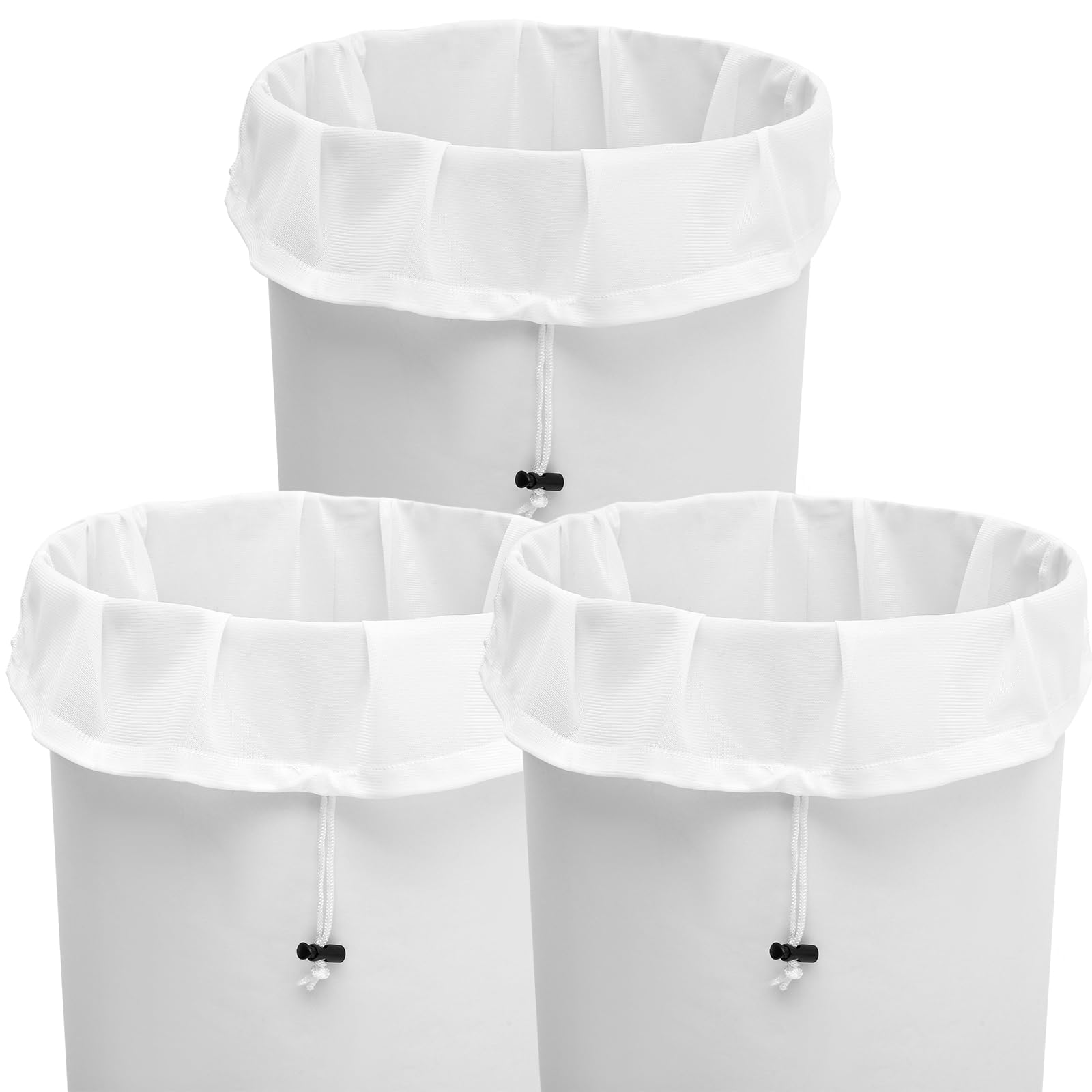 2024 NEW, 3 Pack Brew Bags, 26x22 Inch Extra Large Nut Milk Bag, 250 Micron Fine Mesh Strainer Bag with Adjustable Drawstring, Reusable Wine Straining Bag for Home Brewing Wine Beer Making