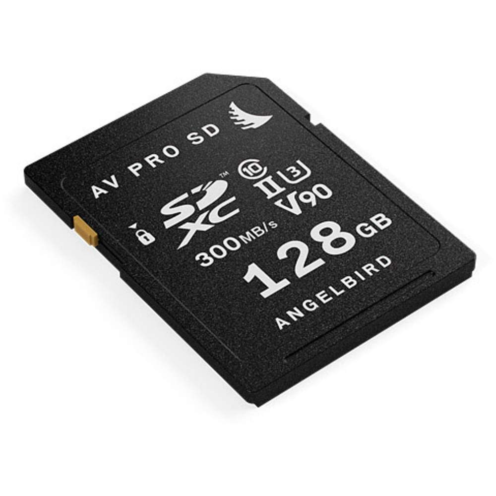 Angelbird Technologies AVP128SD Memoria Flash 128 GB SDXC Clase 10 UHS-II - Tarjeta de Memoria (128 GB, SDXC, Clase 10, UHS-II, 300 MB/s, Negro)