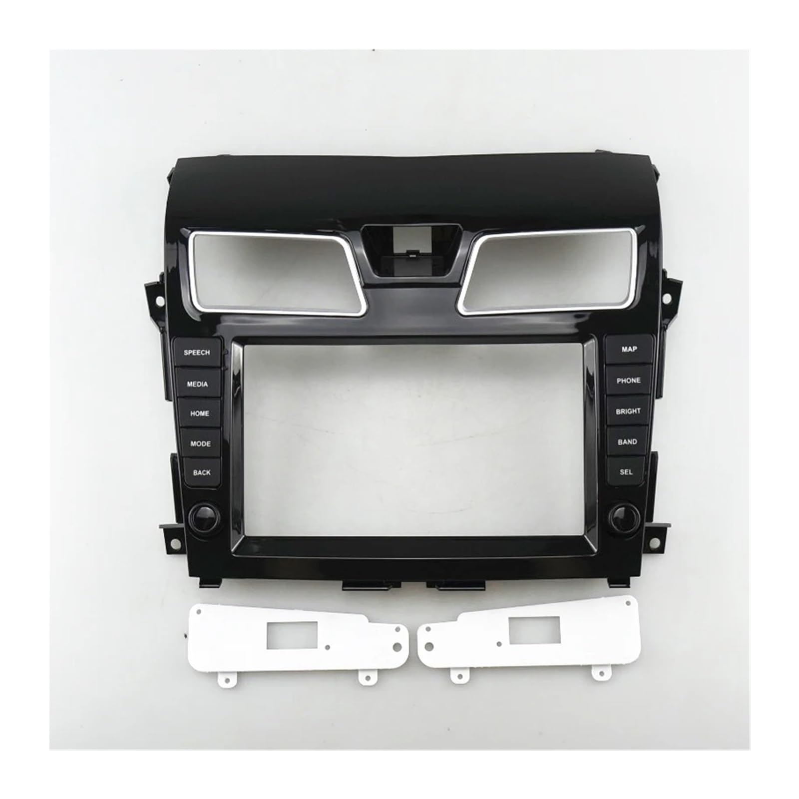 JKELPV Car Radio Frame Kit Fit For Nissan Teana Altima 2013-2018 9/10.1 Inch Car Frame Fascia Adapter Android Radio Dash Kit Radio adapter(9 Inch)