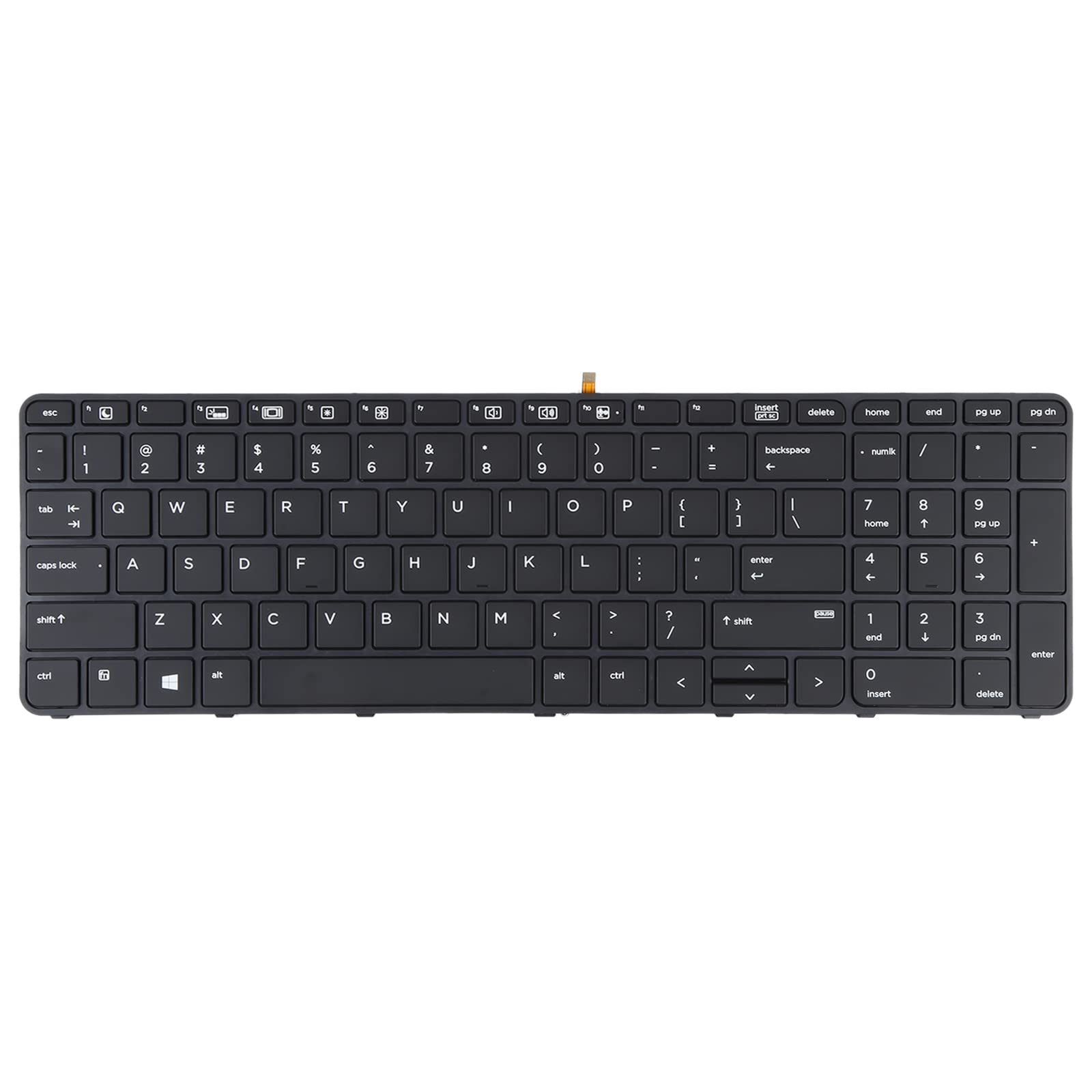 HP Probook 650 655 G2 G3 841136-091 Clavier Norvège Norvegian Tp 15 Nor HP Probook 650 655 G2 G3 841136-091 Clavier Norvège Norvegian Tp 15 Nor