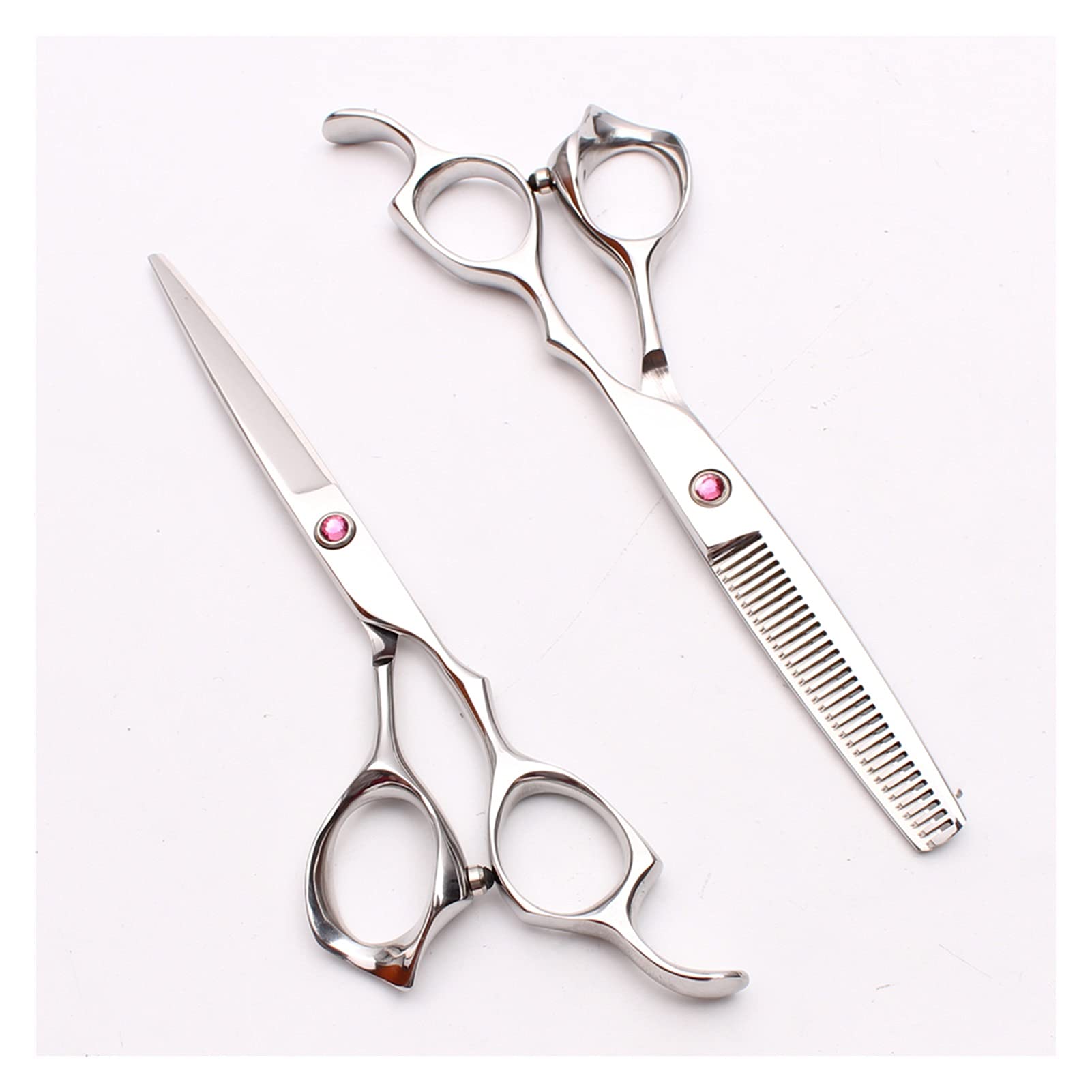 Schere Zum Haareschneiden, 6-Zoll-Friseurschere, Professioneller Friseur, Schere Und Effilierschere Für Das Styling Im Friseursalon, Haarschneideset,Blau-Q