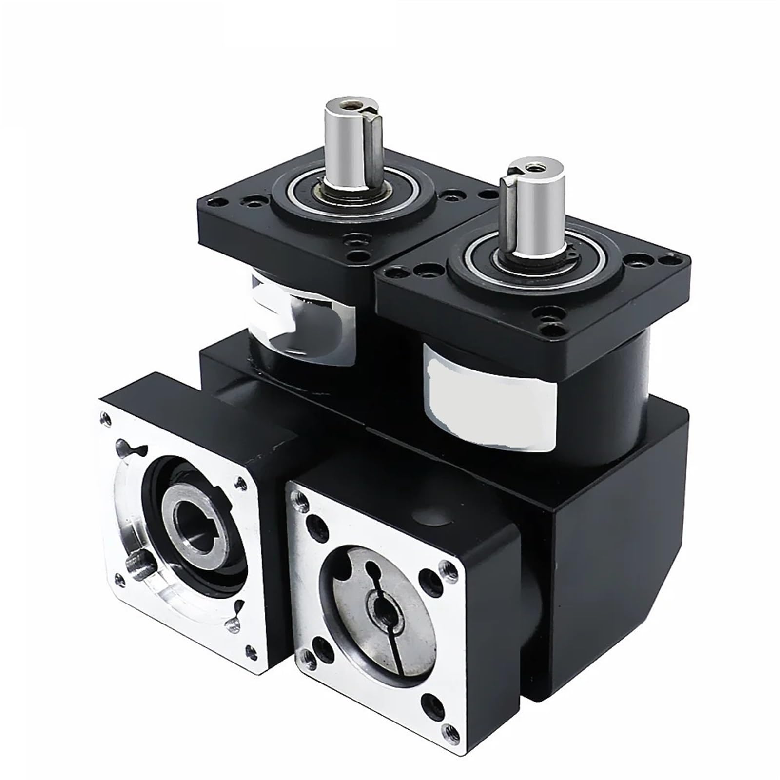 Reductor de engranajes planetarios ángulo recto con relación reducción 16, 20, 24, 30, 36, 40, 50 y 60 for motor paso a CNC | PXW60 For 60 servo,20 to 1