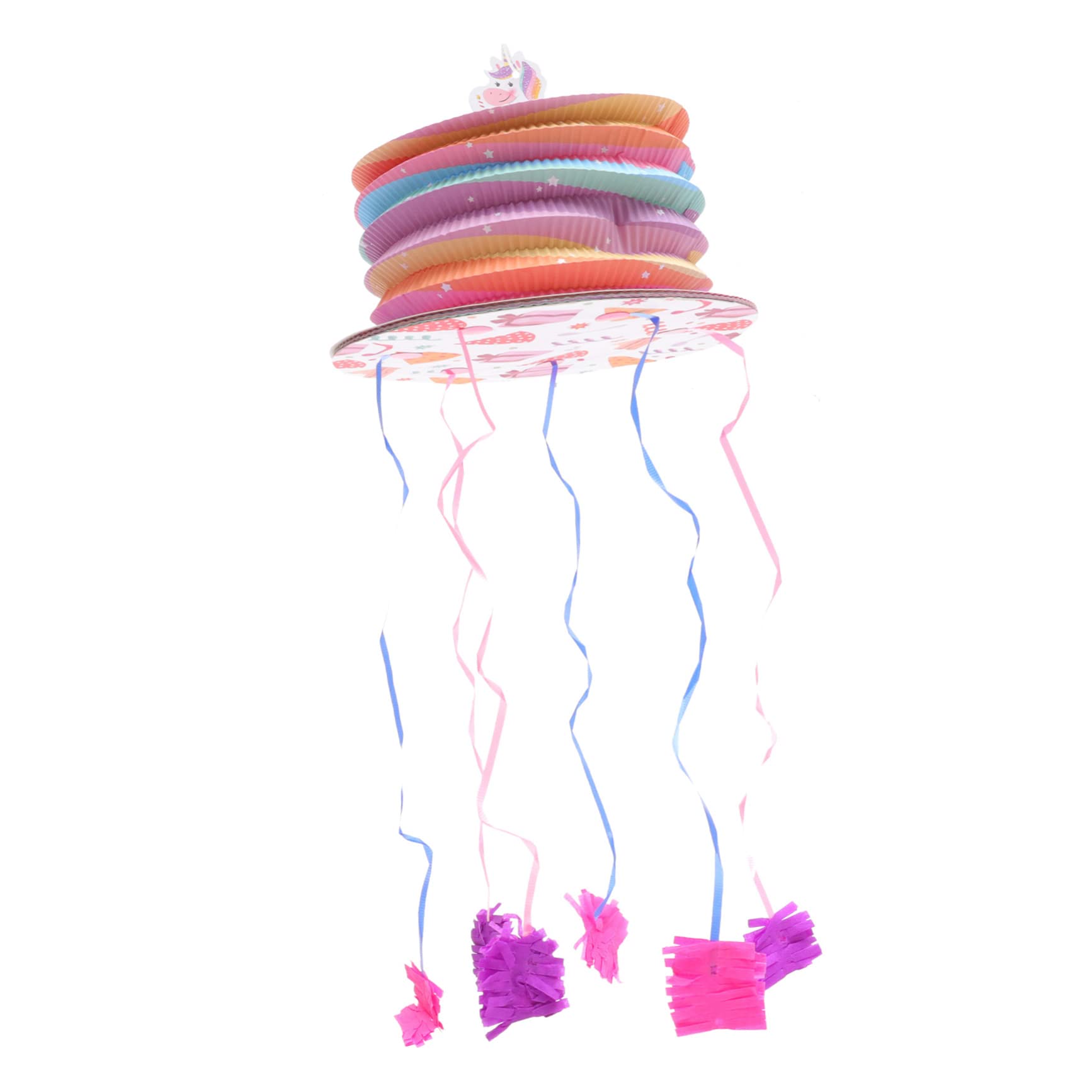 TOPBATHY 3pezzi Pinata Forma Di Unicorno Per Feste Decorazione Giocattolo Per Compleanni e Celebrazioni Facile Da Riempire Con Dolcetti e Giocattoli