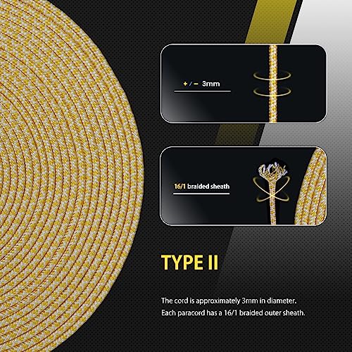Abma Cord Paracord 425 lbs 3mm 100% Nylon 30M - Honeycomb, Diamond-honeycomb, 30 Meters - Image 4