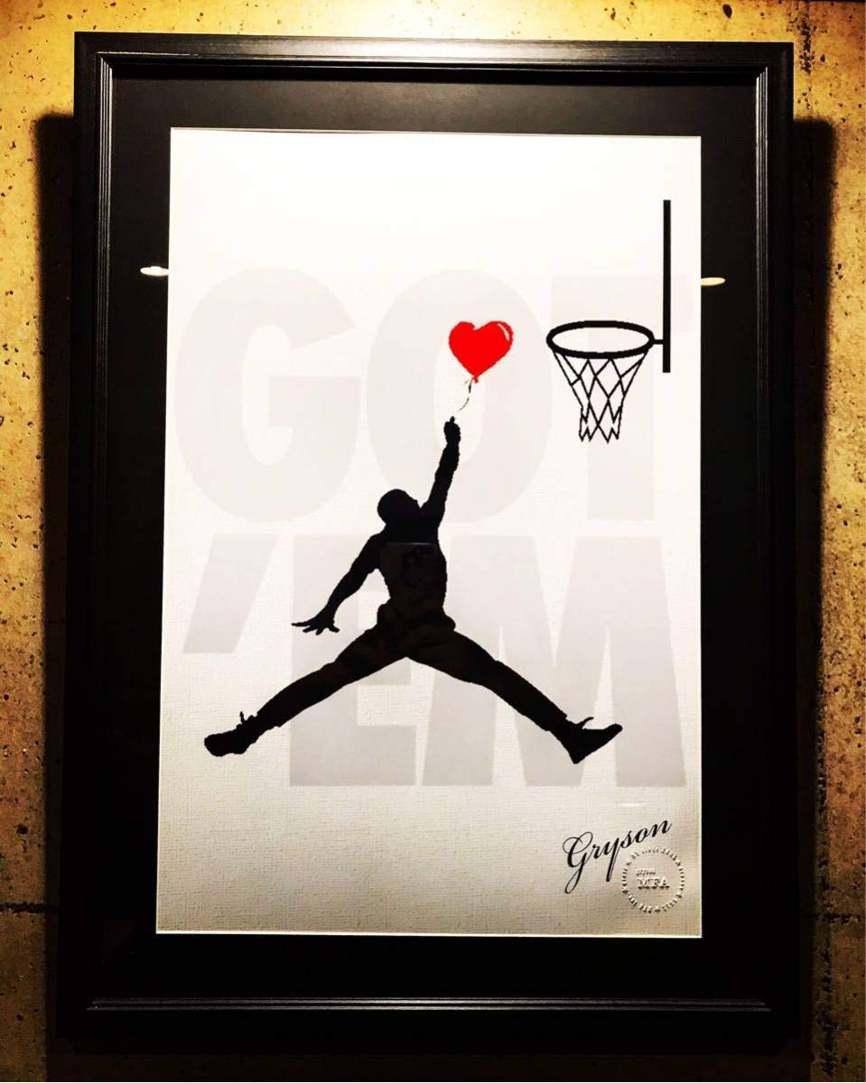 Amazon.co.jp: Gryson アートポスター2.5Lパロディアート バンクシー  