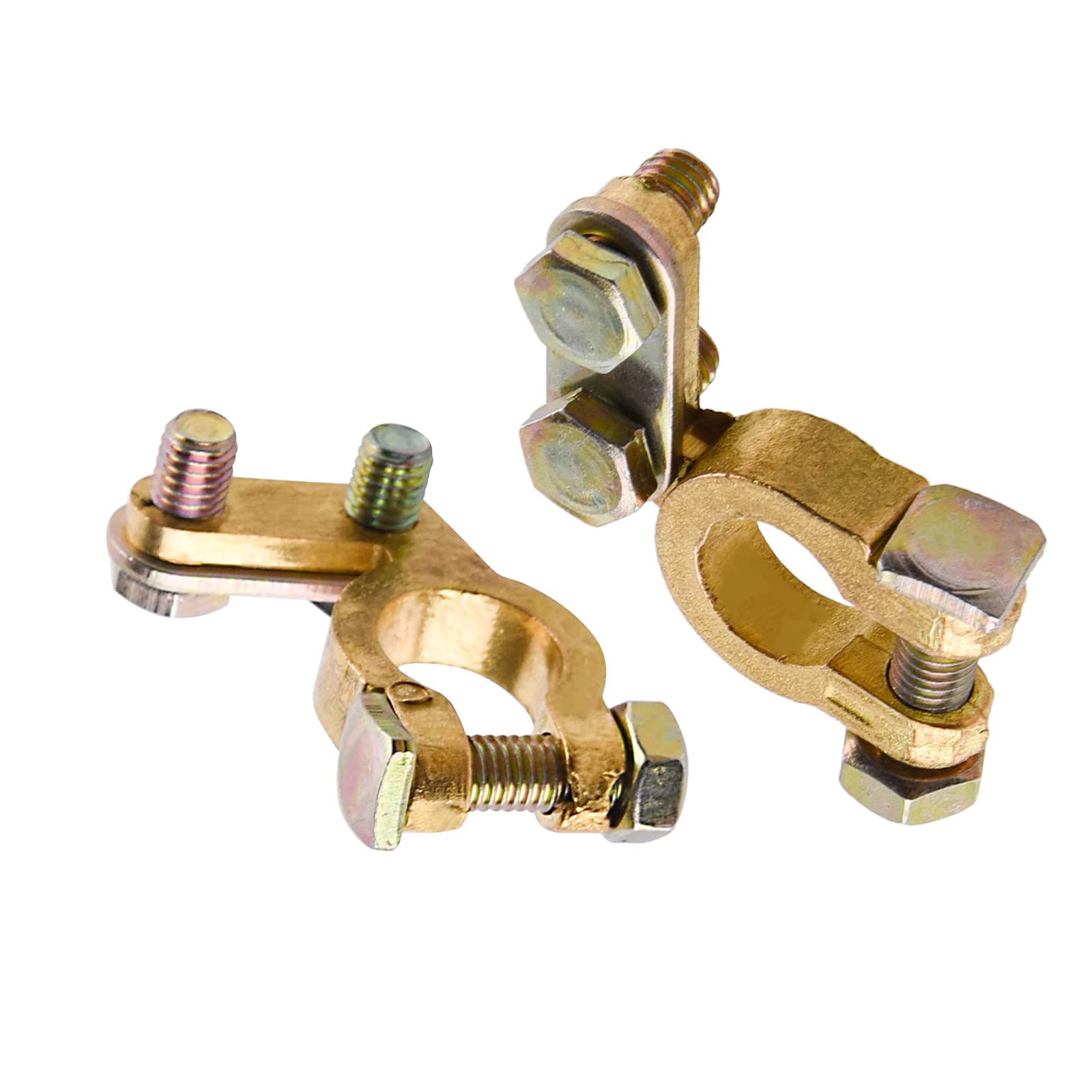 2 Paires De Cosses De Batterie à Déconnexion Rapide 12V/24V - Pour Voiture, Bateau, Camping-car - Rouge Et Bleu