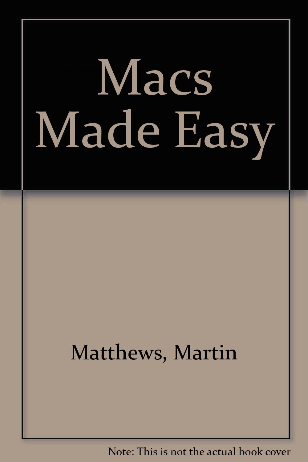Buy Macs Made Easy — BookShops.in