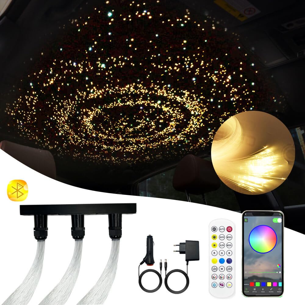 Kit soffitto stellare con luce in fibra ottica RGBW, telecomando, kit soffitto stellare con controllo musicale, telecomando musicale a 40 tasti, | Leroy Merlin