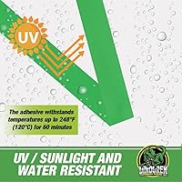 Vista 5 de LAUCO DINOGREN - Cinta adhesiva de alto rendimiento para pintura de automóvil, resistente al calor y al agua, verde multiusos (0.75 pulgadas