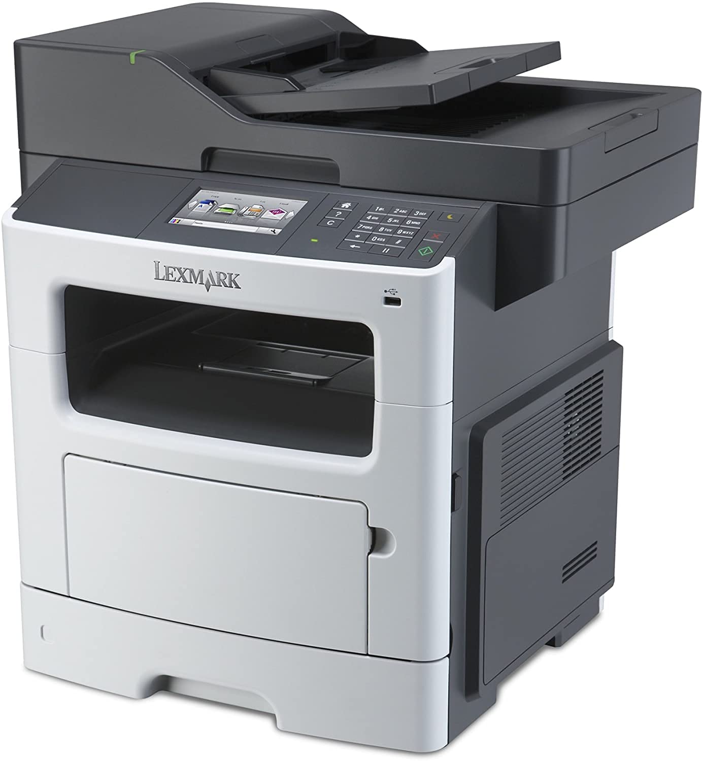 Lexmark MX511de Monochrome All-in One Laser Printer, Scan, Copy, Network Ready, Duplex Printing and Professional Features