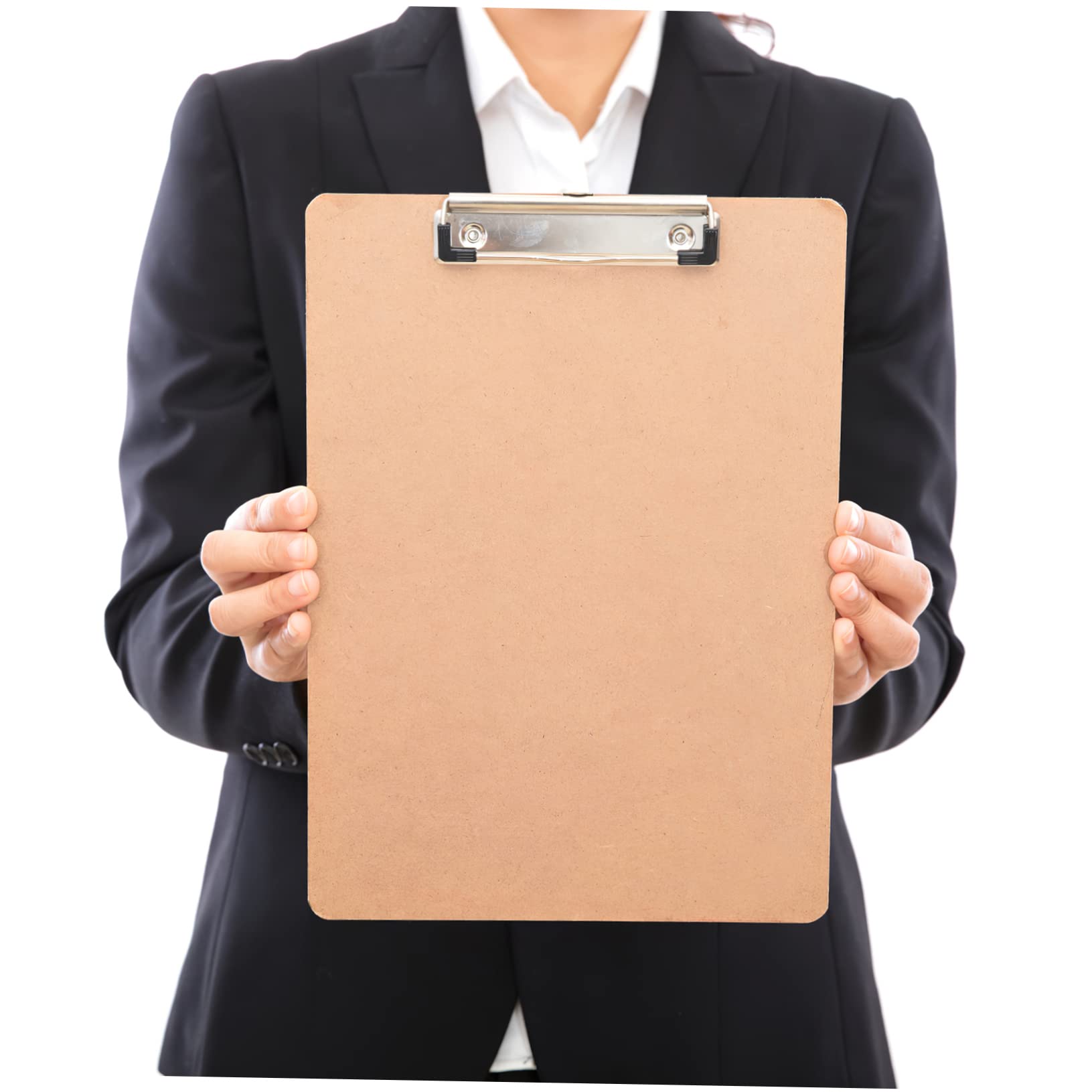 ARTIBETTER Clip Board Clamps with Nails 10 Pack Metal Document Holders Mountable for Office School Hospital