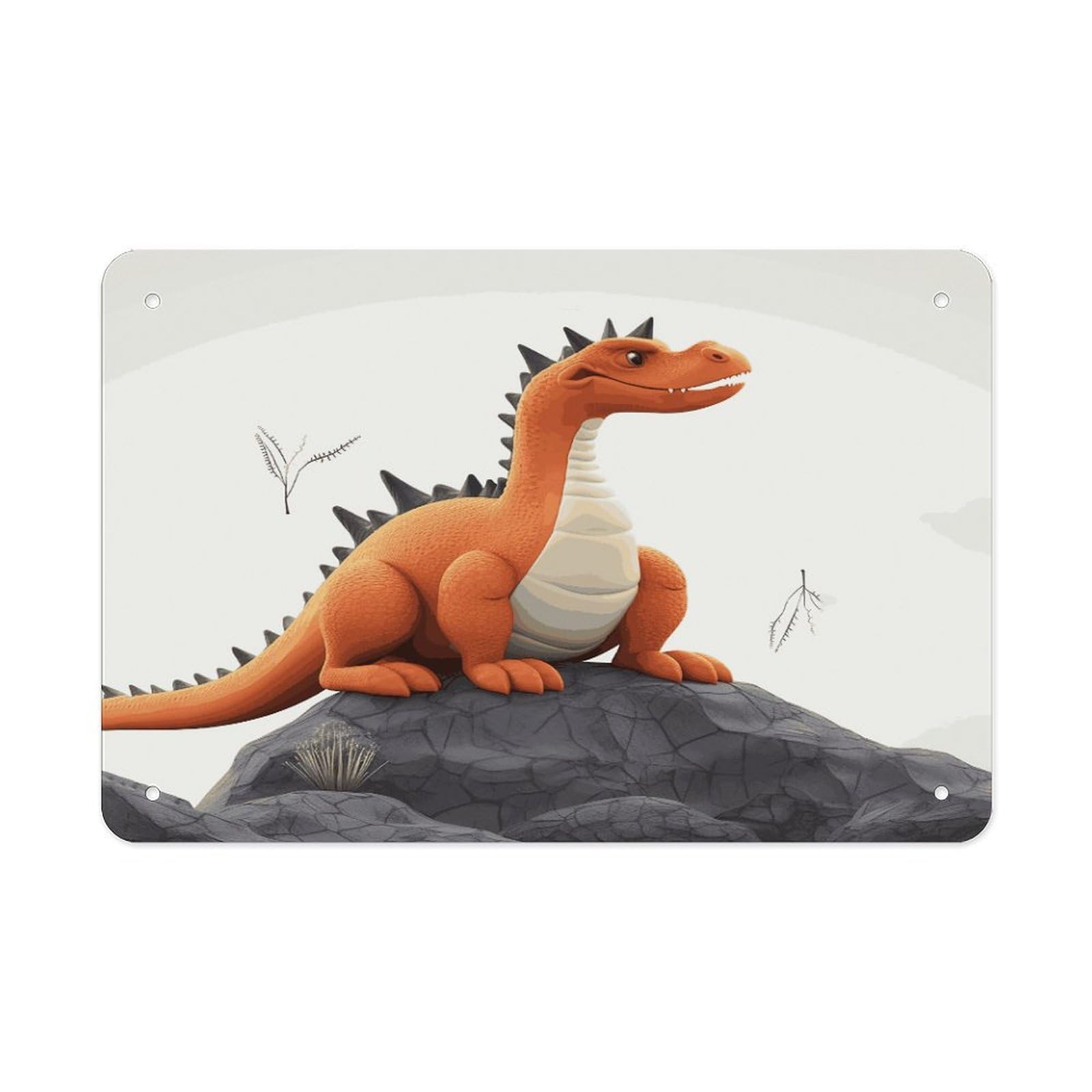 Fekiloot Style Funny Dragon Metal Signs Wall Art Tin Sign