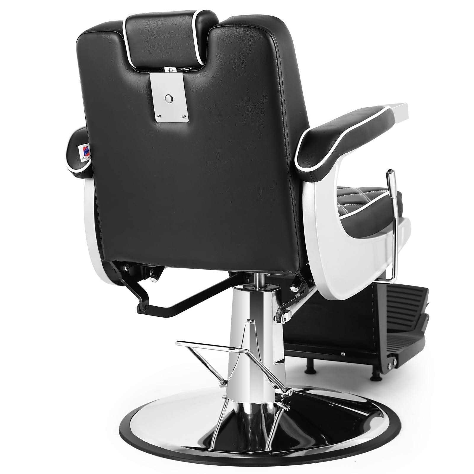 Barber Chair Reclining Hydraulic Barber Chairs Heavy Duty Styling Chairs for Salon Chair Tattoo Chair Beauty Equipment (Black)