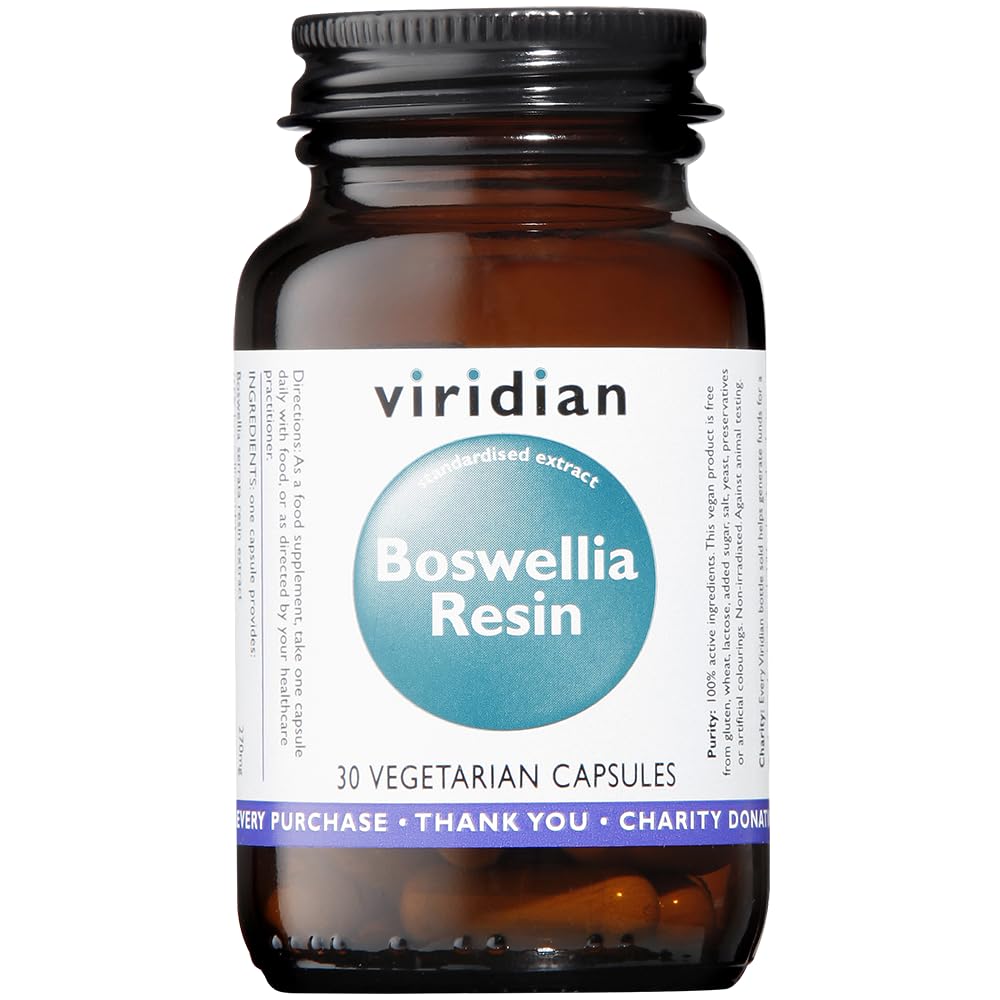 Viridian Boswellia Resin 30 Veg Caps