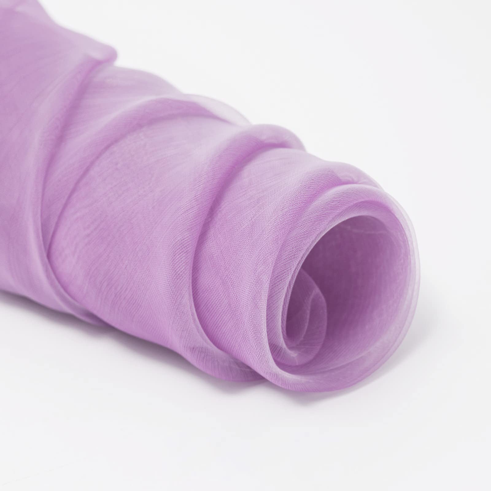Organza Stoff Tüll Stoff 150 cm Breit Transparente Rolle Sheer Stoff Eleganter Dekorativer Stoff für Hochzeitsstuhl Tischdekoration Party DIY Crafts(Size:1.5 * 20m,Color:Violett)