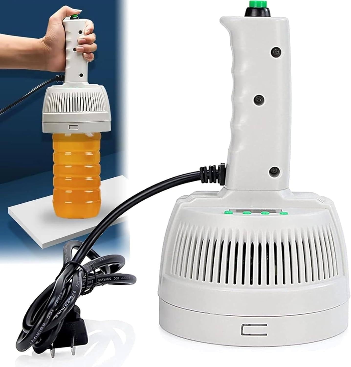 Eoweiot Handheld Induction Sealer Portable Bottle Cap Foil Sealer 20-100mm for Plastic Glass Bottles