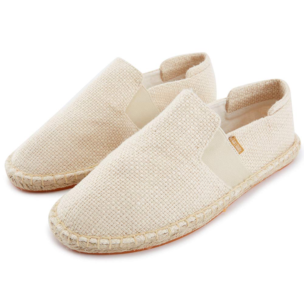 Alexis Leroy Espadrilles Plates en Toile pour Hommes