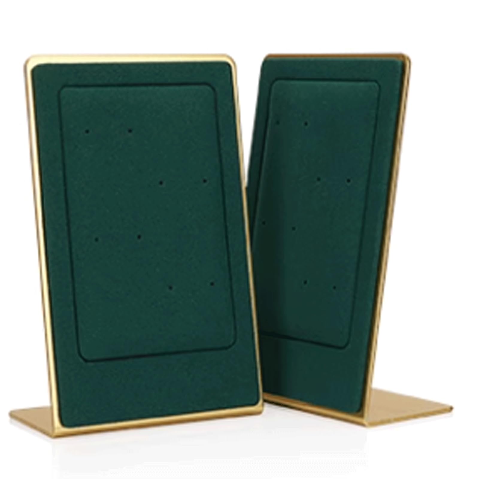 Espositore per Gioielli, espositore per Orecchini, espositore per Orecchini, Organizer da Appendere per Negozio di Gioielli (Verde Scuro)