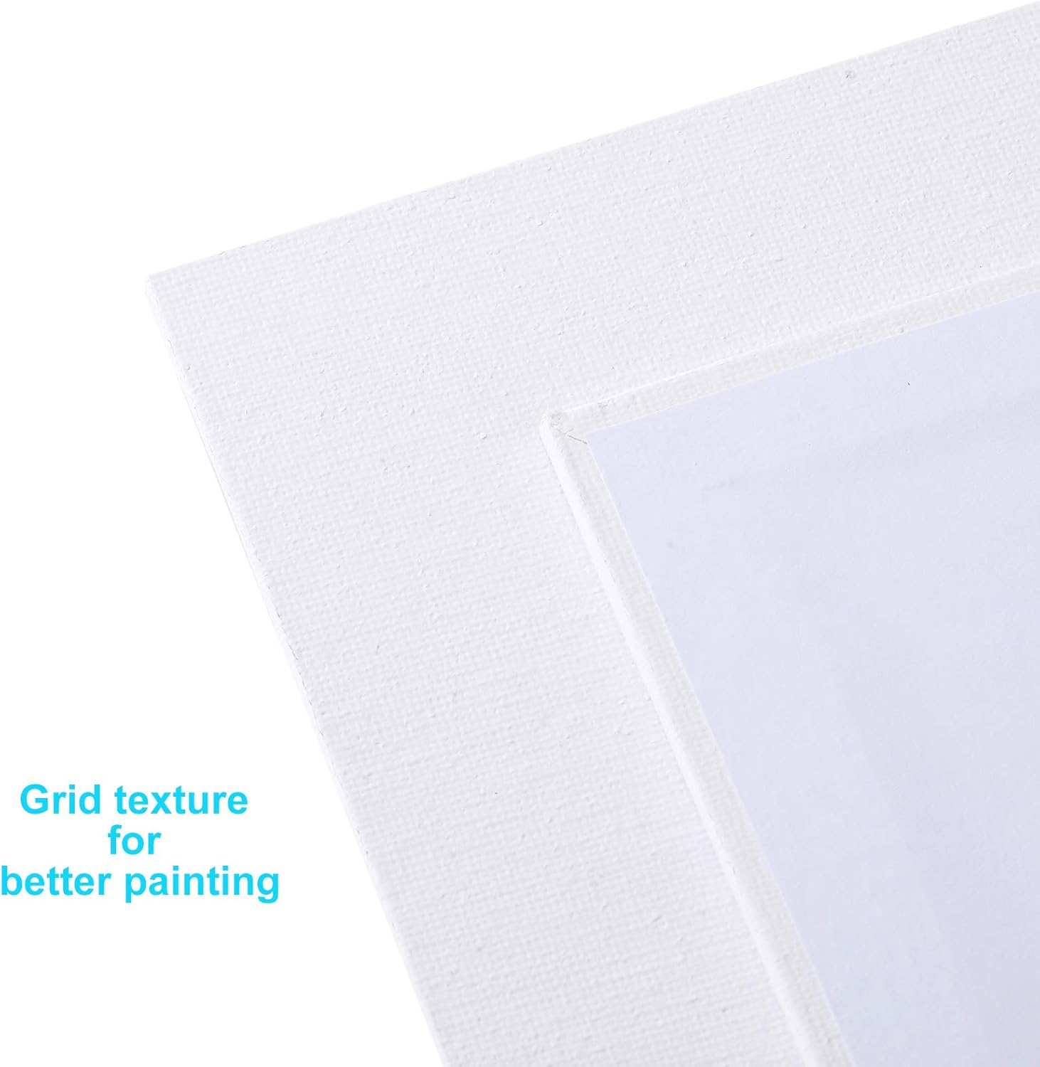 Looife Painting Canvas Panels, Artist Blank Canvas Boards Multi Pack, Stretched Ready for Paint