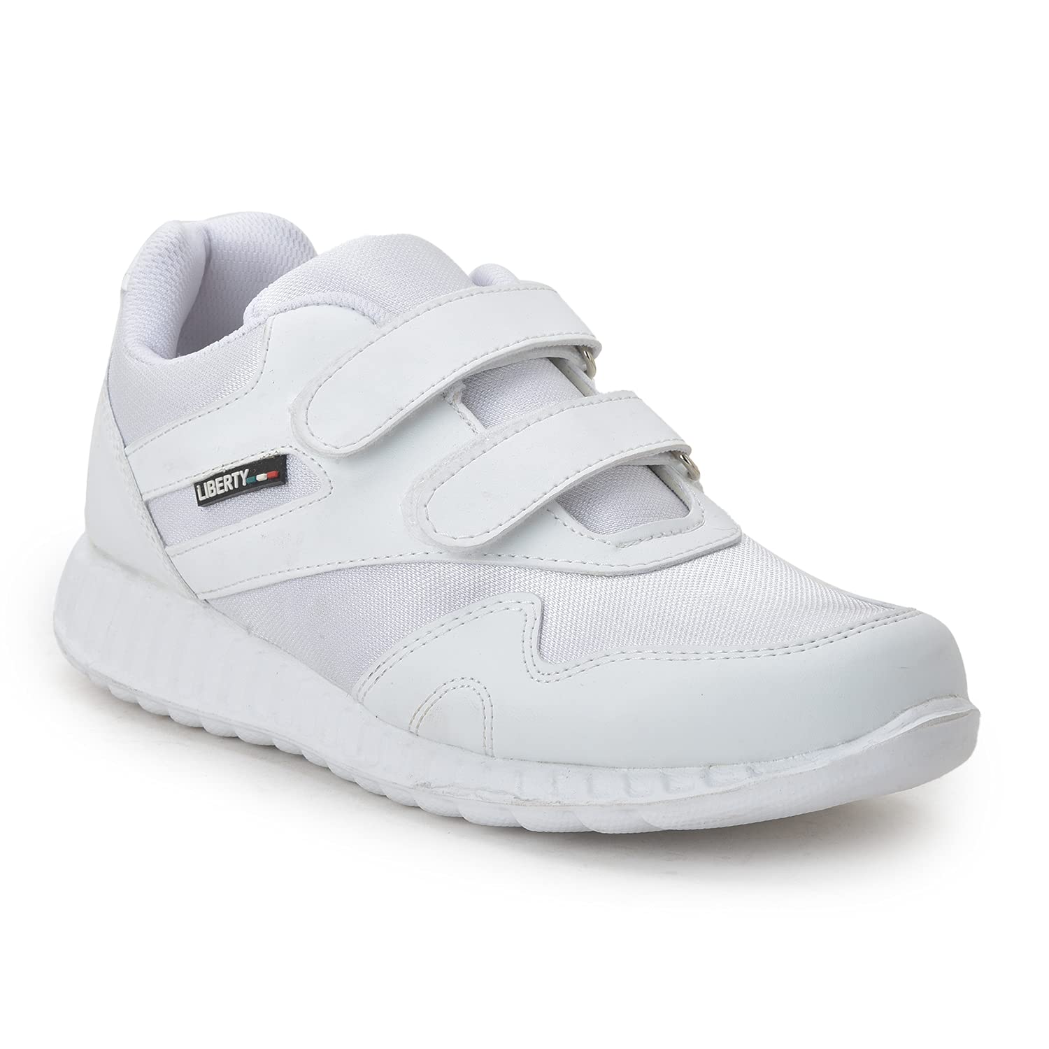 LibertyKids 9906-90Vgn White School Shoes - 12C UK