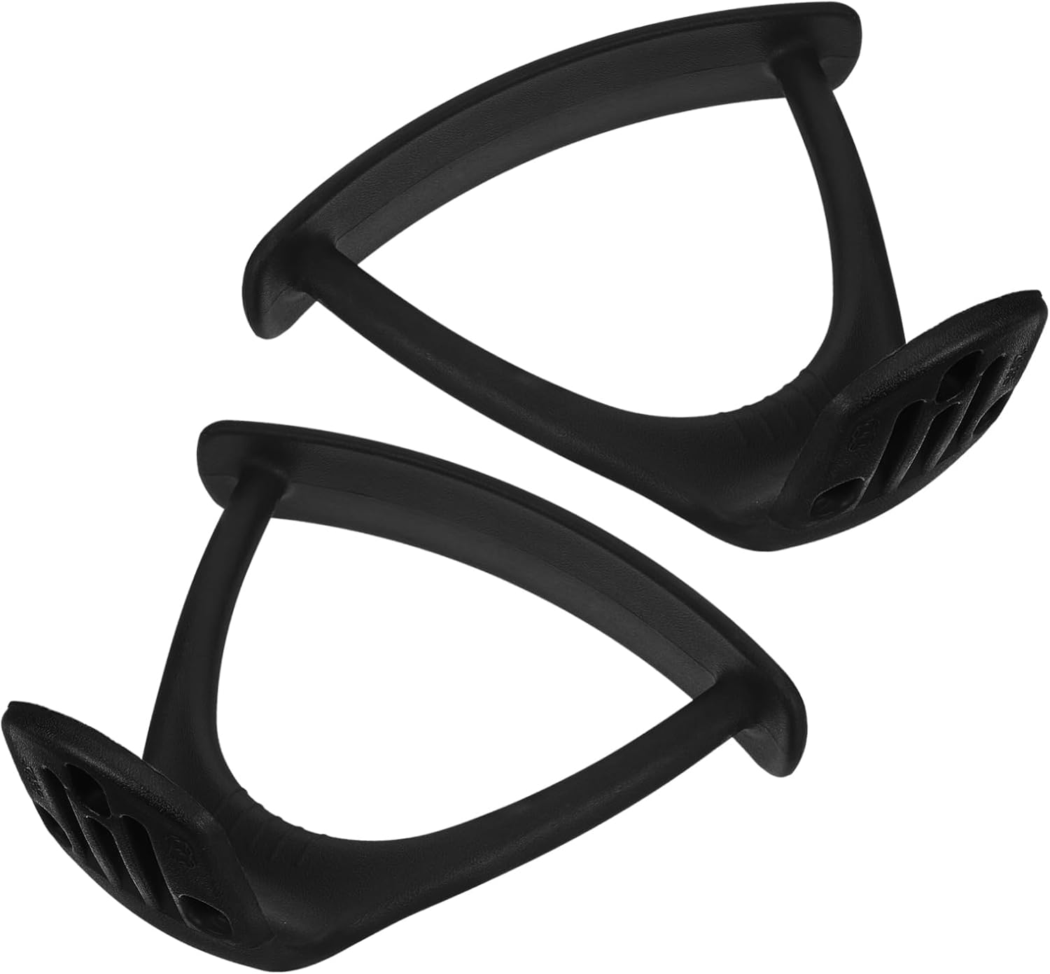 OUNONA 1 Pair Computer Chair Armrest Support Gaming Chair Replacement Parts Swivel Ergonomic Office Chair Armrest Pads Arms Thick Chair Armrest Pads Arm Rest Braces Plastic Black