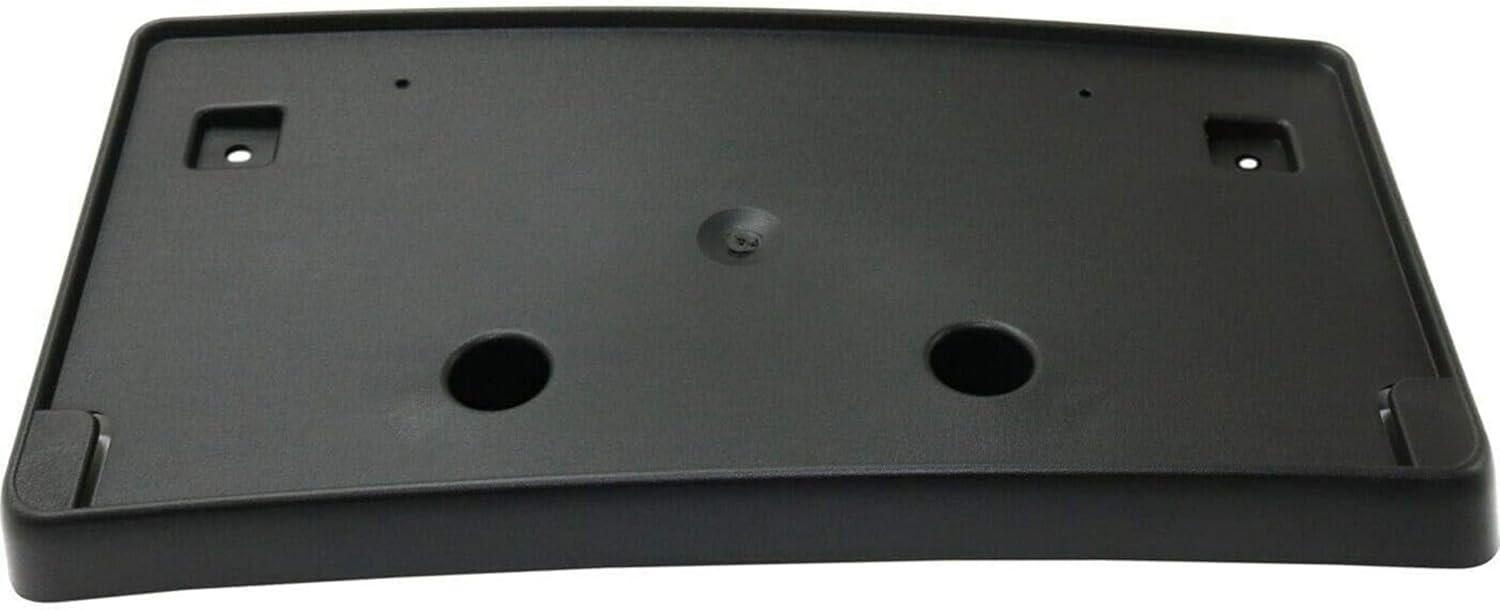 I-Match Auto Parts Front License Plate Frame Bracket Tag Holder Black Textured PP Plastic for 2017-2020 Chrysler Pacifica and 2020-2025 Chrysler Voyager Fits Pacifica L/LX Models 68259460AA CH1068143