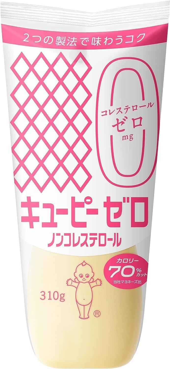 キユーピー ゼロ ノンコレステロール マヨネーズ タイプ 310g ×4個