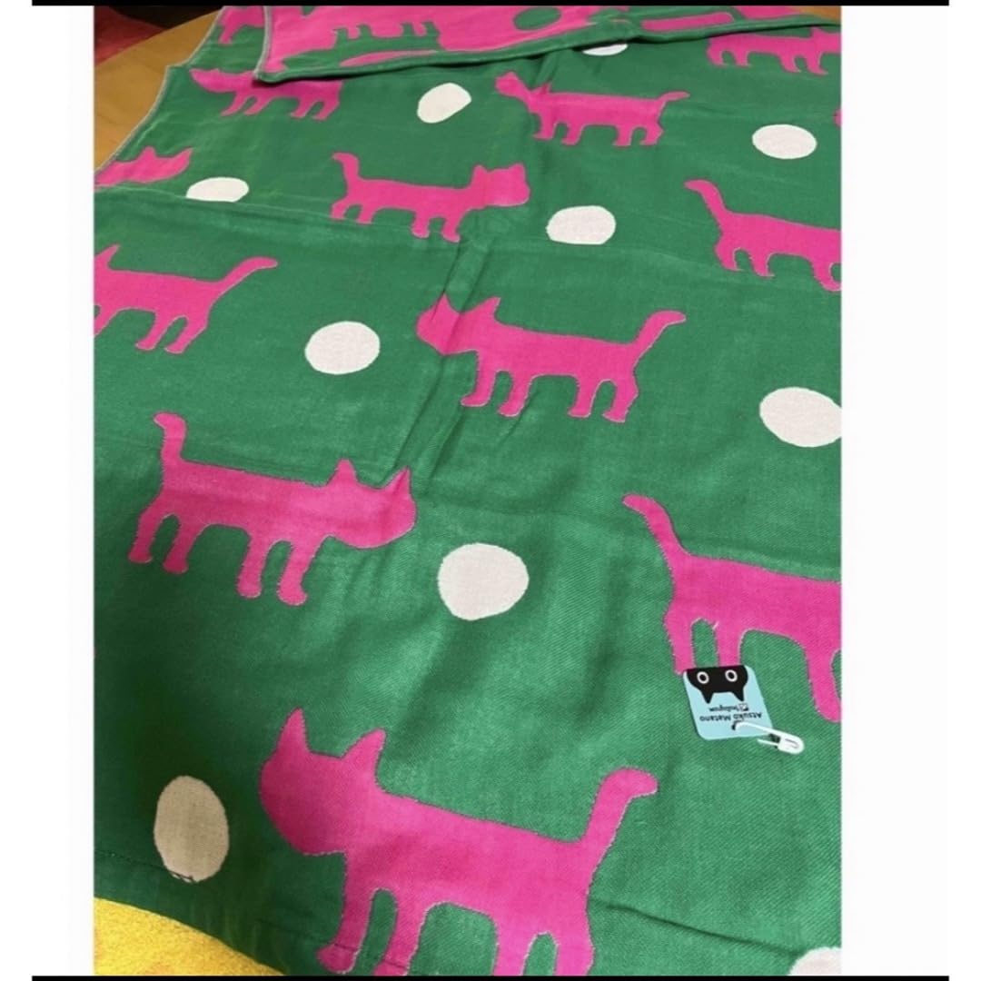 アツコマタノ　バスタオル　ガーゼタイプ　ネコドット ニューヨークのねこ バスタオル - Atsuko Matano 公式オンライン