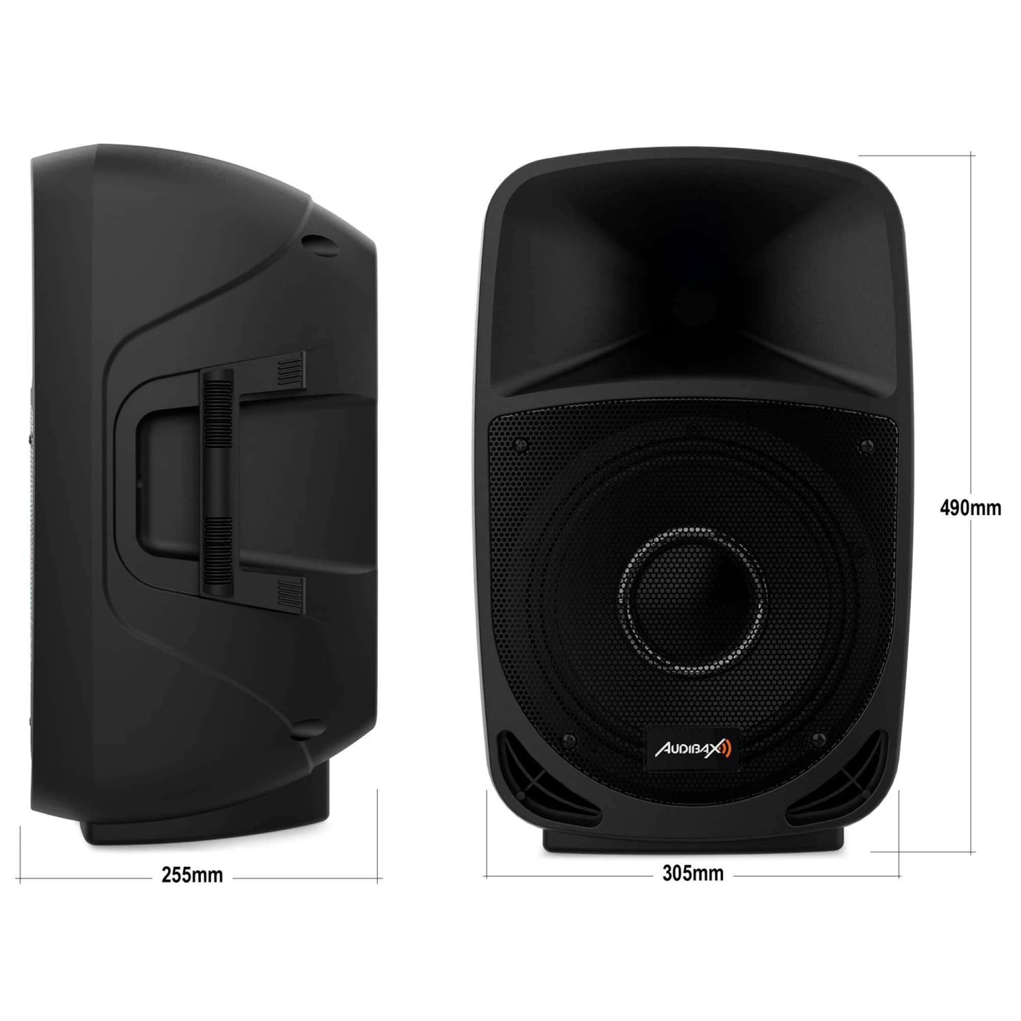 Audibax Vegas 10 Altavoz Profesional Bluetooth 10" + Motor 1 pulgada y Efectos Lumínicos