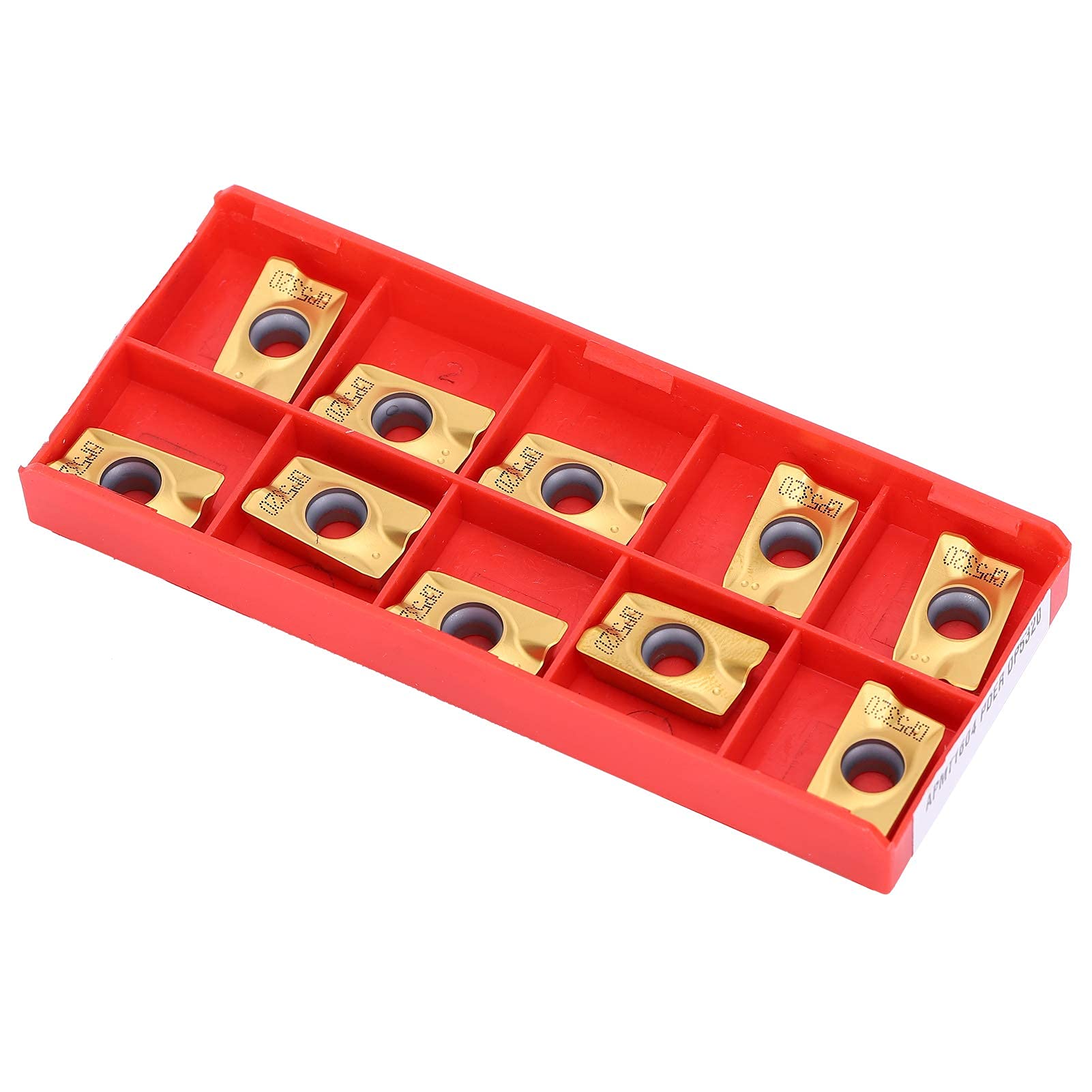 APMT1604 PDER DP5320 Inserto per Fresatura in Carburo Cementato 10 Pezzi per Ferro Rame Alluminio