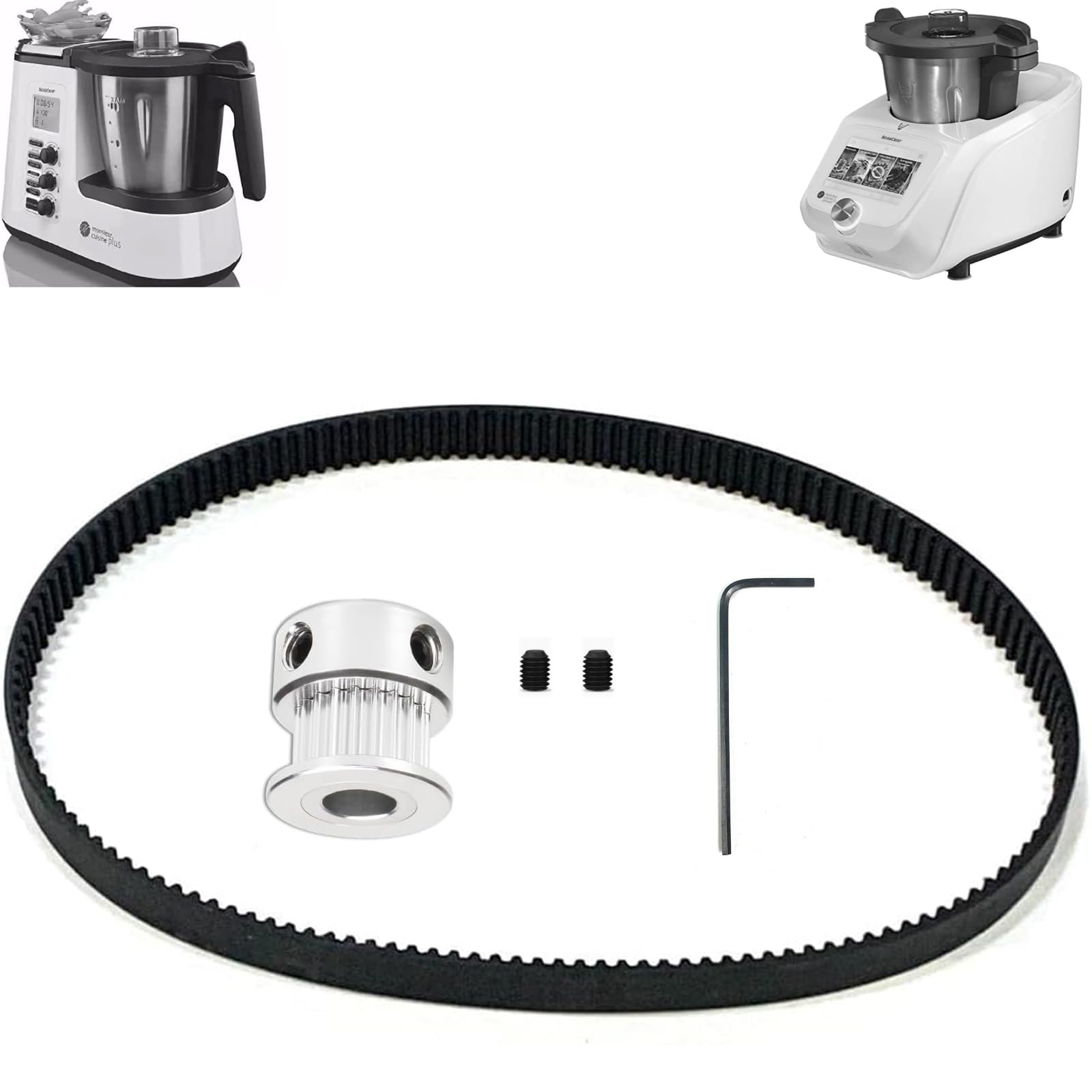 3DRemote Correa + engranaje para robot de cocina Connect/Plus/Smart Silvercrest LIDL