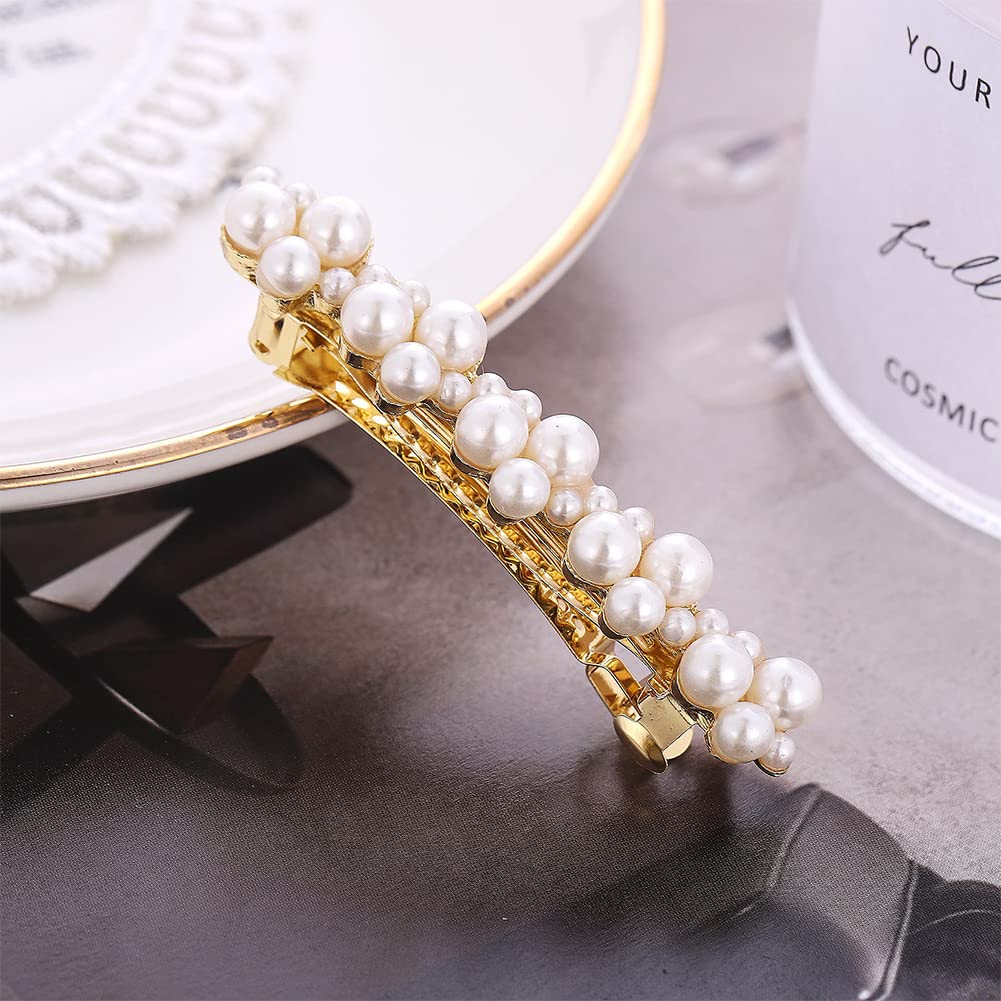 Amazon.com : Vintage Pearl Hair Barrettes, Decorative Hair 