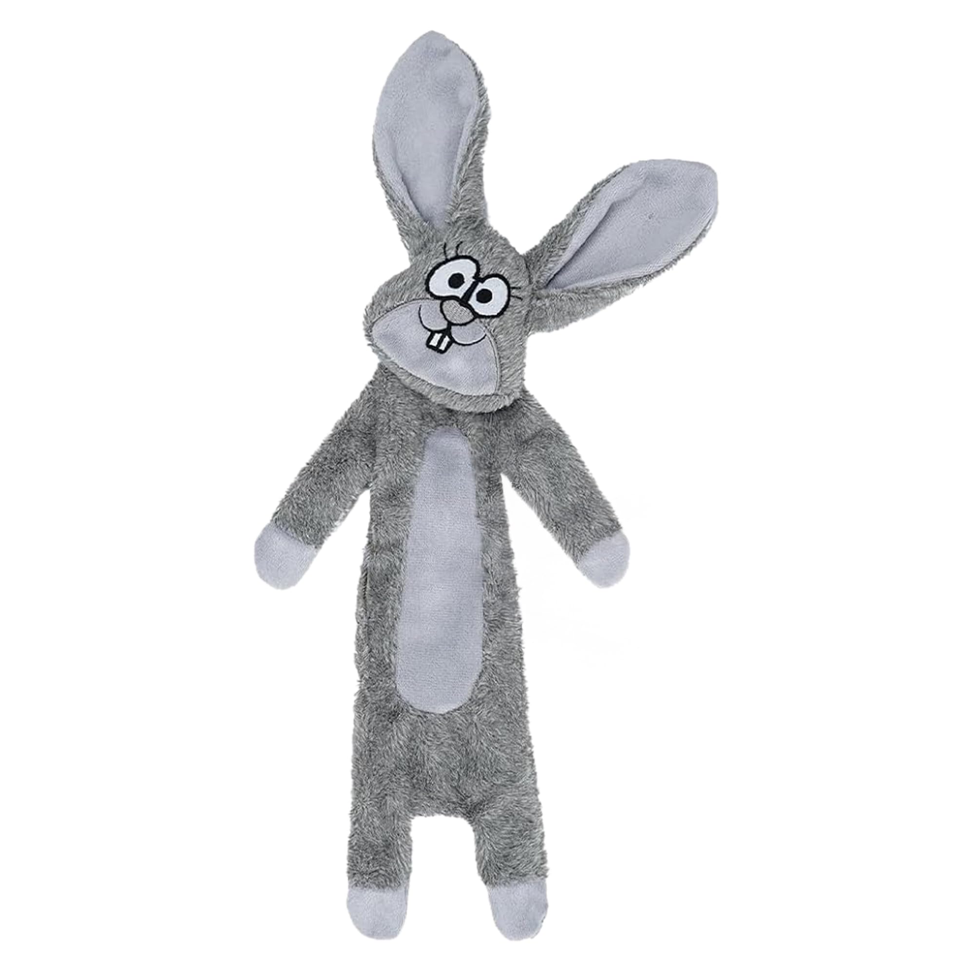 Hundespielzeug ohne Füllung, Quietschendes Plüschspielzeug, Robustes Kauspielzeug & Beschäftigung für kleine und mittelgroße Hunde, (Kaninchen) von Kuschelfreunde