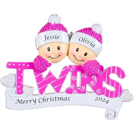 Personalized Baby Girl's First Christmas Ornament 2022 - Unique Keepsake