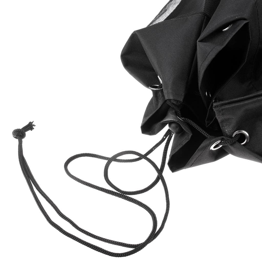 Mesh 15 Ball Bag with Shoulder Strap, Drawstring Closure - Large Capacity, Lightweight & Portable | Sporting Goods | Team Sports | Soccer | Balls-image-24