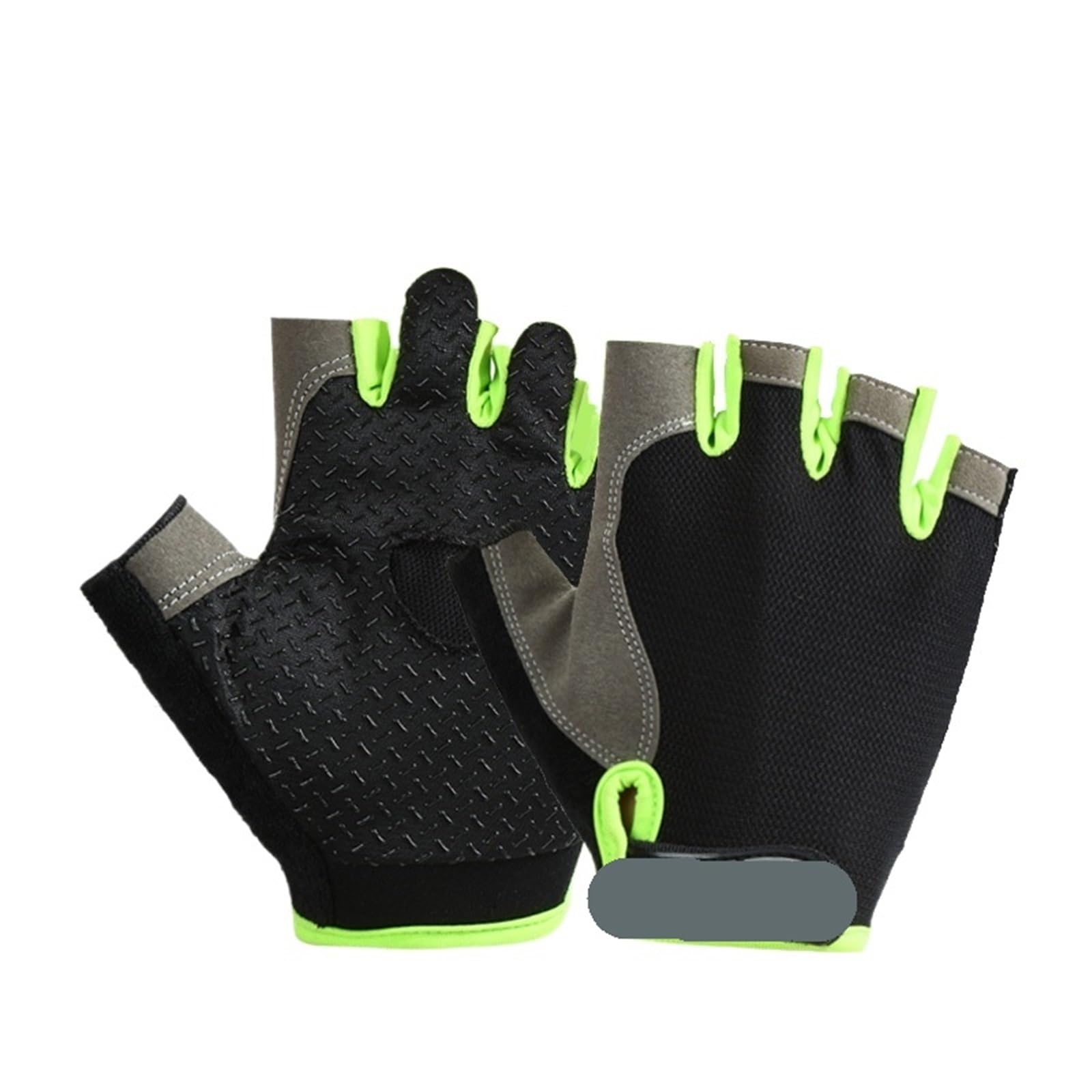 Elementos Esenciales para el hogar, Guantes de Gimnasio Transpirables y Antideslizantes para Mujer y Hombre, Guantes de Ciclismo de Medio Dedo sin ded