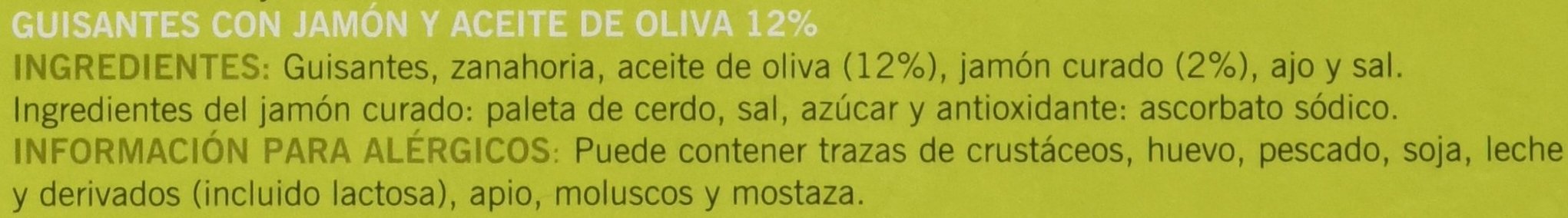 Carretilla - Guisantes con jamn - 300 g - [pack de 2]