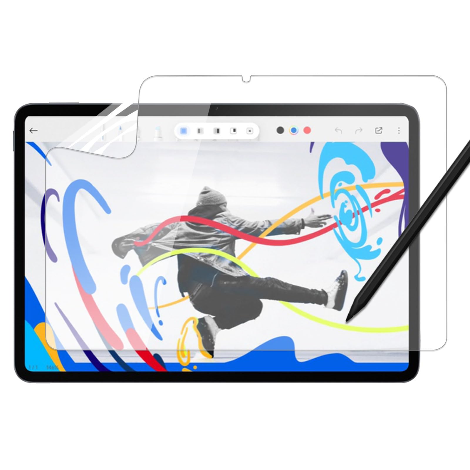 Amazon | Xiaomi Pad 6S Pro 用 ペーパーライク フィルム 保護フィルム 