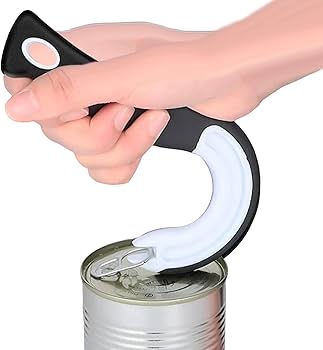 Ouvre-boîte Manuel En Acier Inoxydable - Poignée Ergonomique Antidérapante - Pour Conserves Et Bouteilles - Couleur Verte Ou Rose