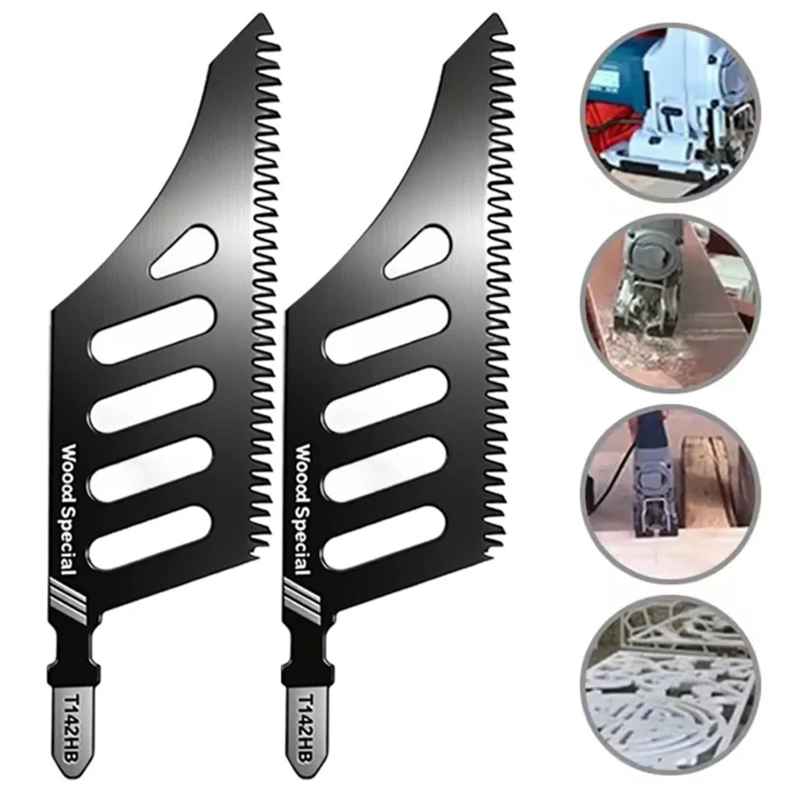 20 Lames De Scie Sauteuse Robustes À Emmanchement En T For La Coupe Du Bois Et De L'aluminium. Dents Larges For Une Précision Optimale Dans Les Espaces Restreints. Outils De Coupe Remplaçables.(20PCS)