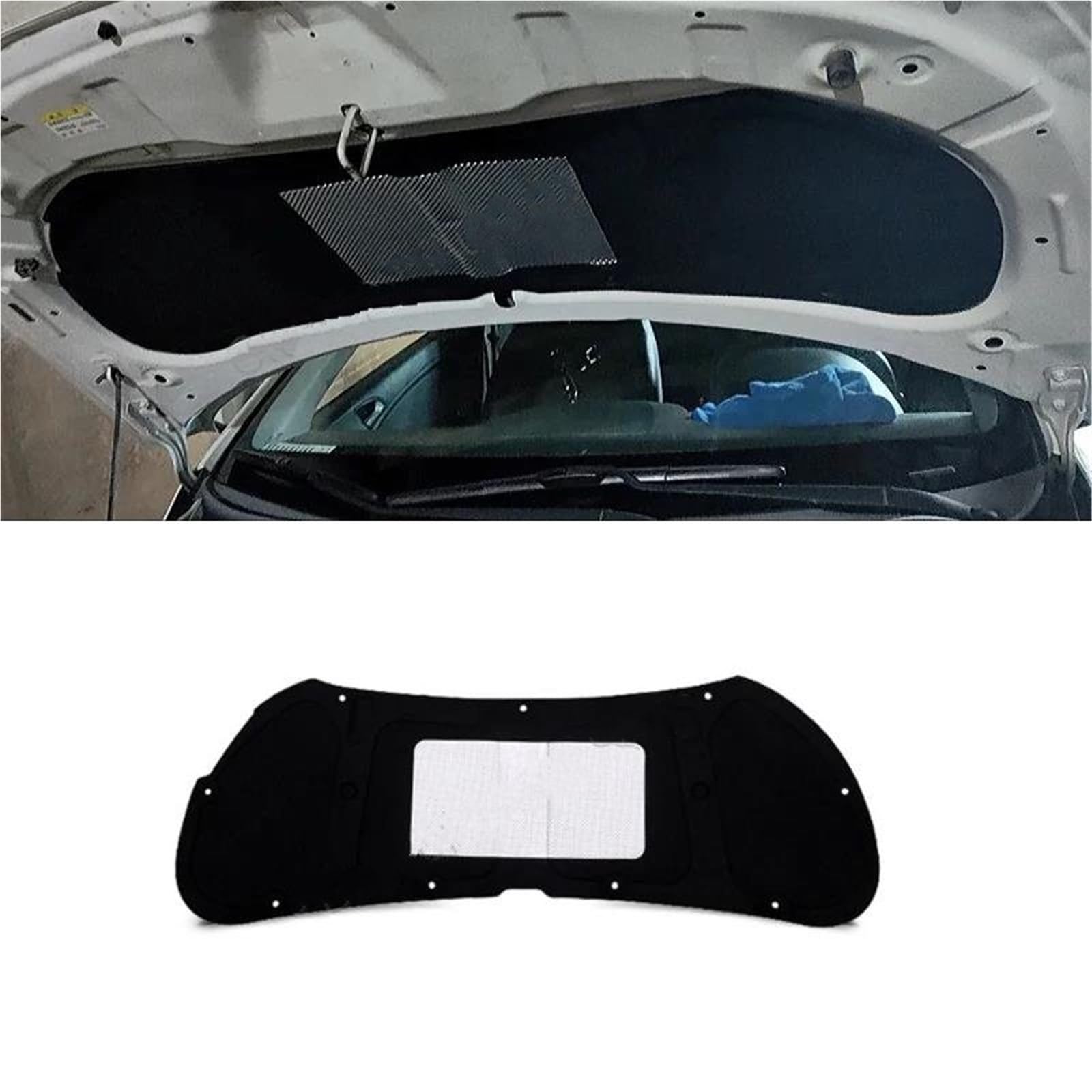 Tapis d'isolation phonique capot réduisant le bruit pour Hyundai Verna