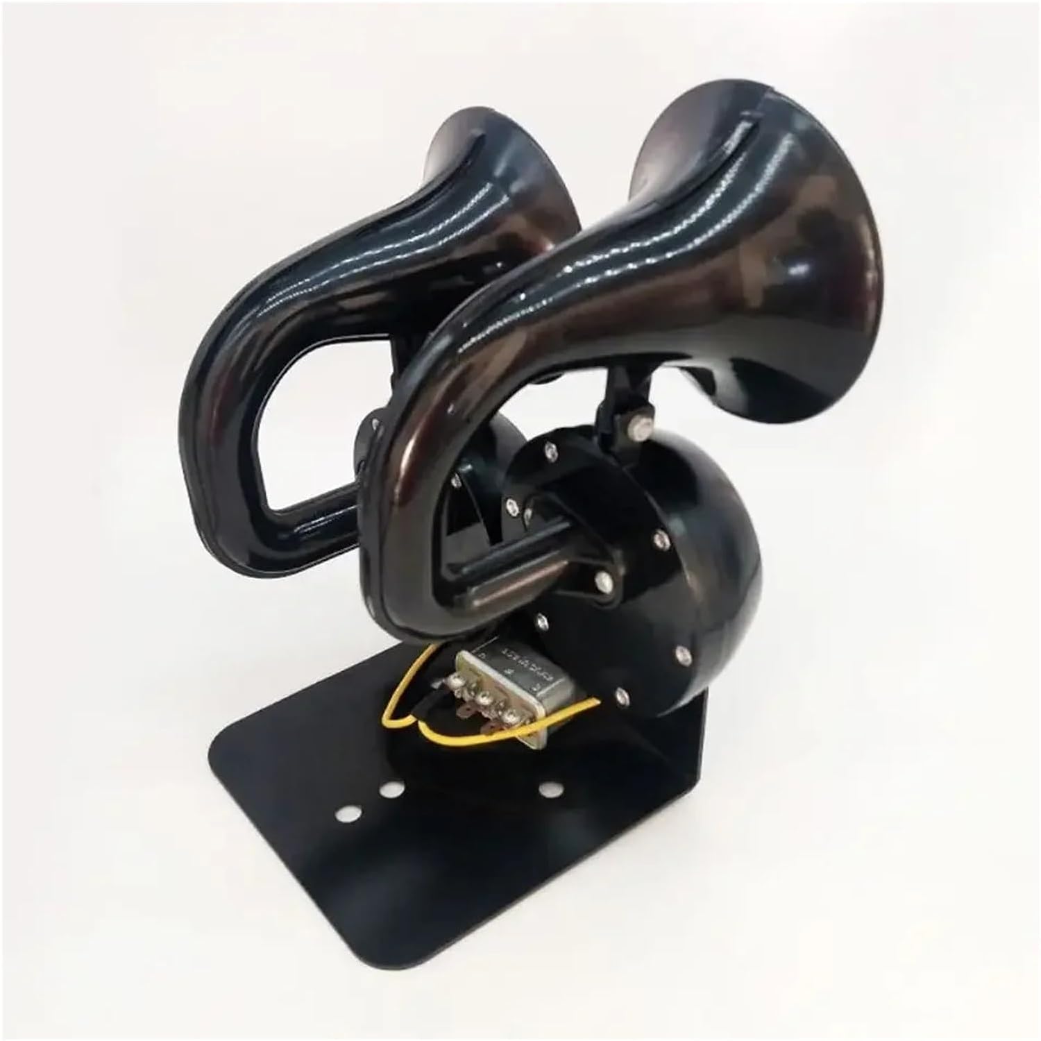 Double Snail Flute Car Truck Motorcycle Universal Horn Tweeter Super Loudspeaker 12V24V(24V)