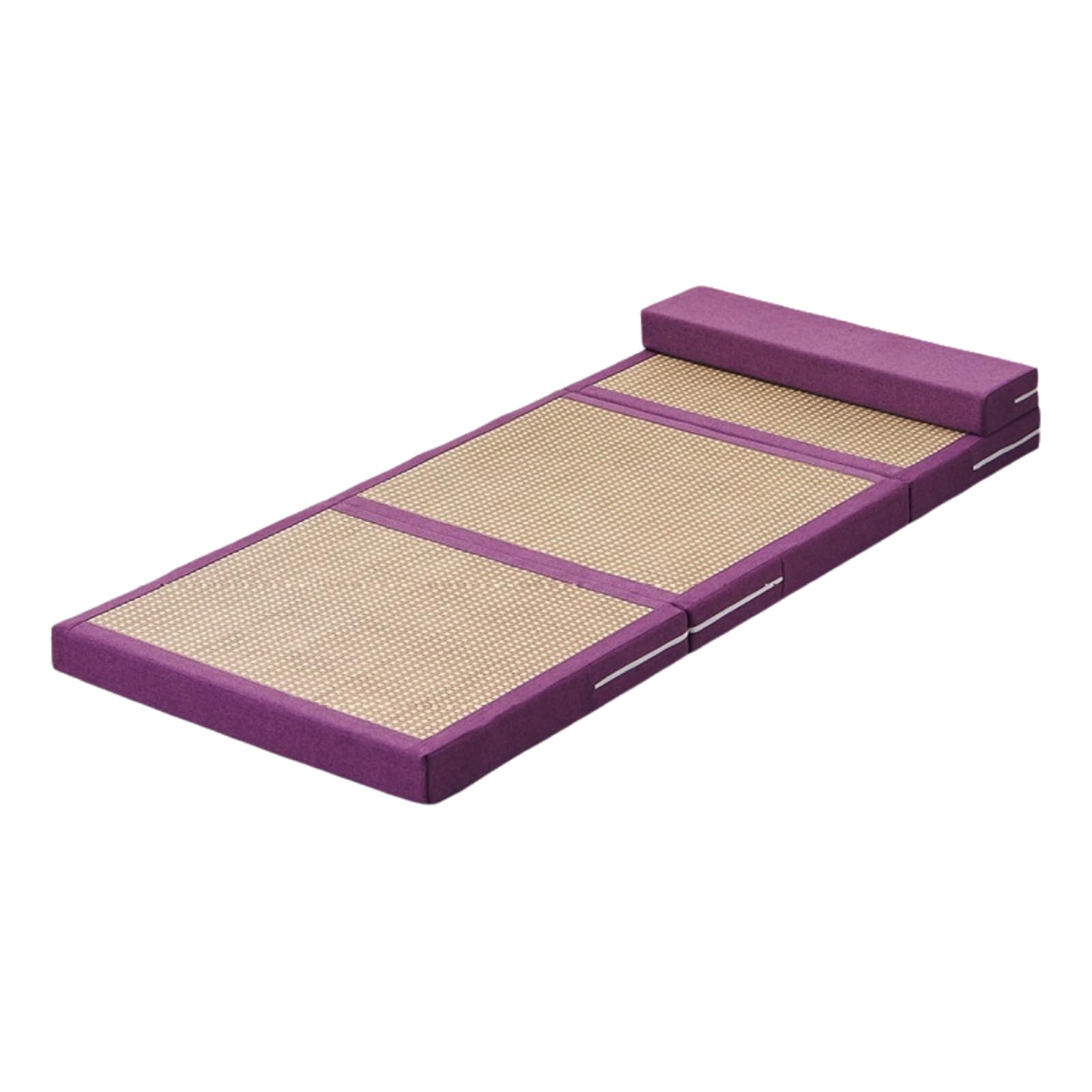Tatami Japonais,Tatami Japonais Traditionnel,Tapis De Sol en Rotin Japonais Pliable,AntidéRapant Matelas Japonais en Rotin,Portable,pour Salon,MéDitation,Yoga,Tapis De Jeu