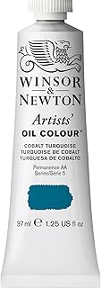 Winsor & Newton Cor de óleo para artistas, tubo de 37 ml, turquesa cobalto