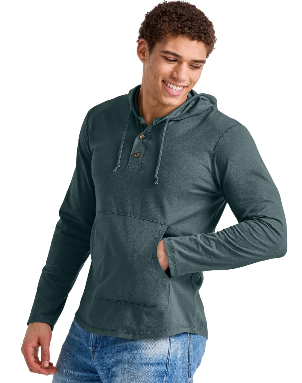 Hanes Koszulka Mężczyźni Hanes Originals męska bluza z kapturem, z mieszanki trzech włókien (1 w zestawie)